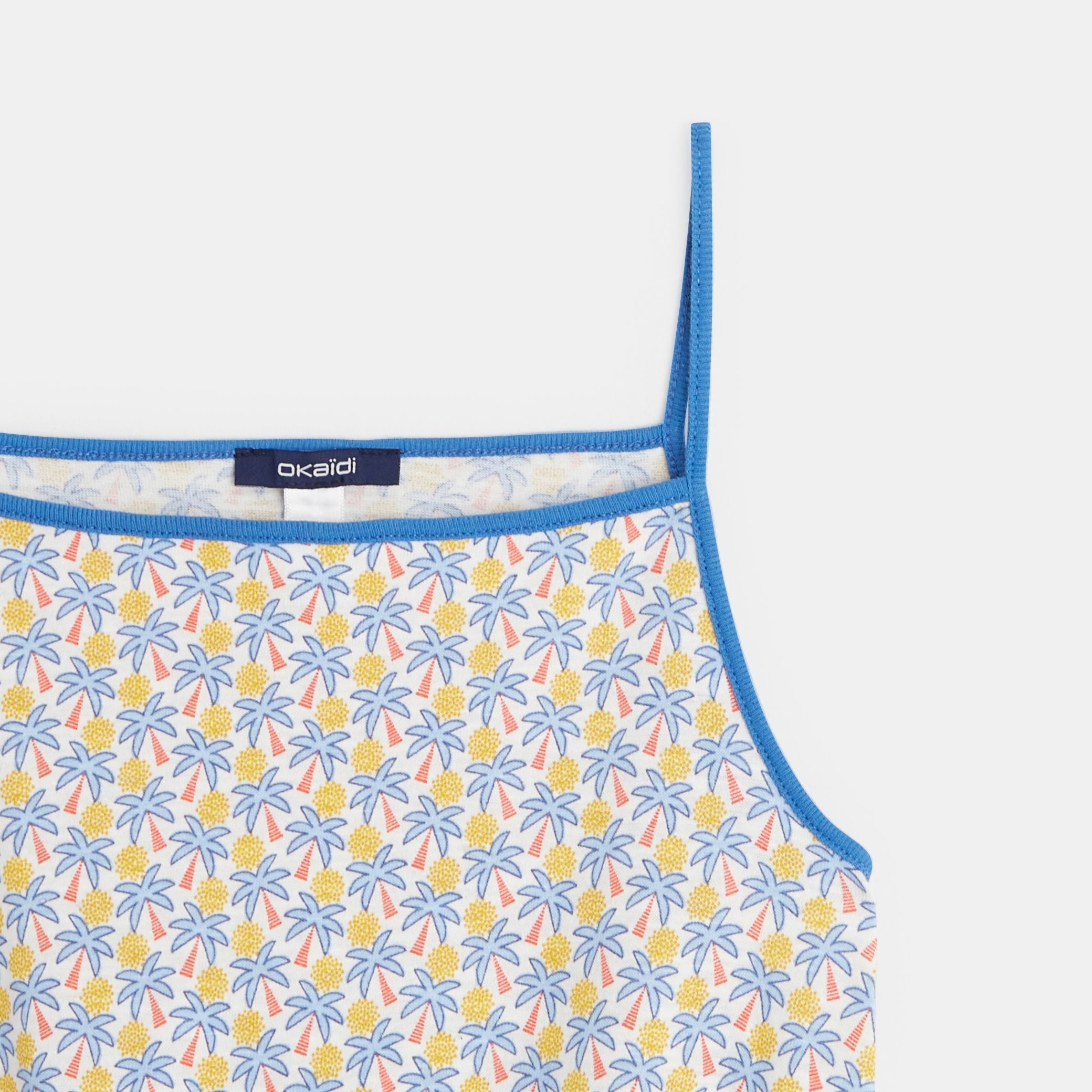 Playsuit 2 dây in họa tiết