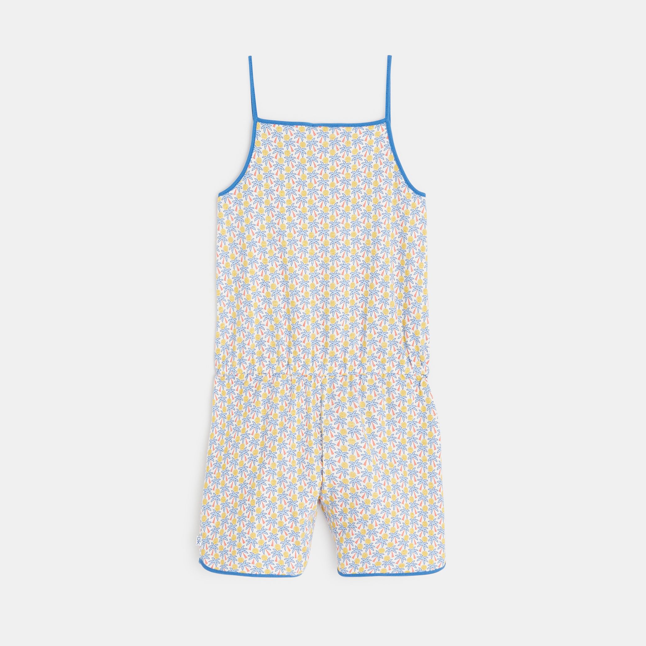 Playsuit 2 dây in họa tiết
