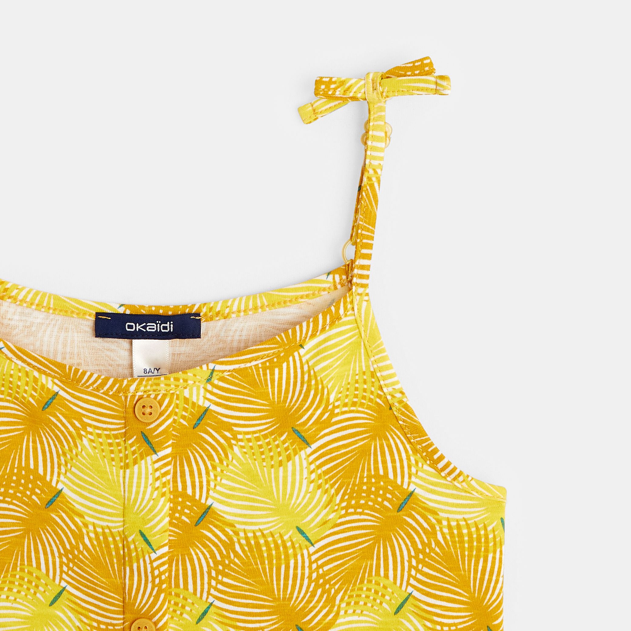 Jumpsuit 2 dây họa tiết
