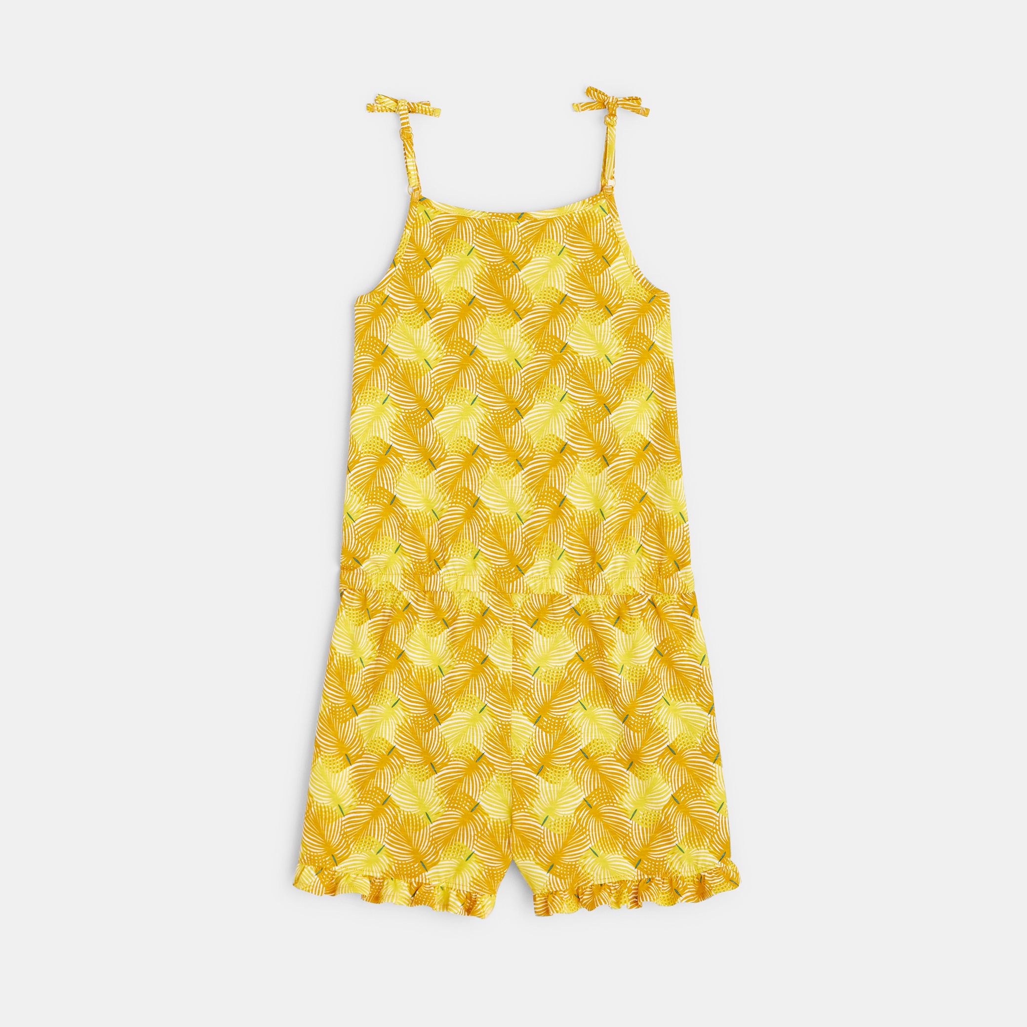 Jumpsuit 2 dây họa tiết