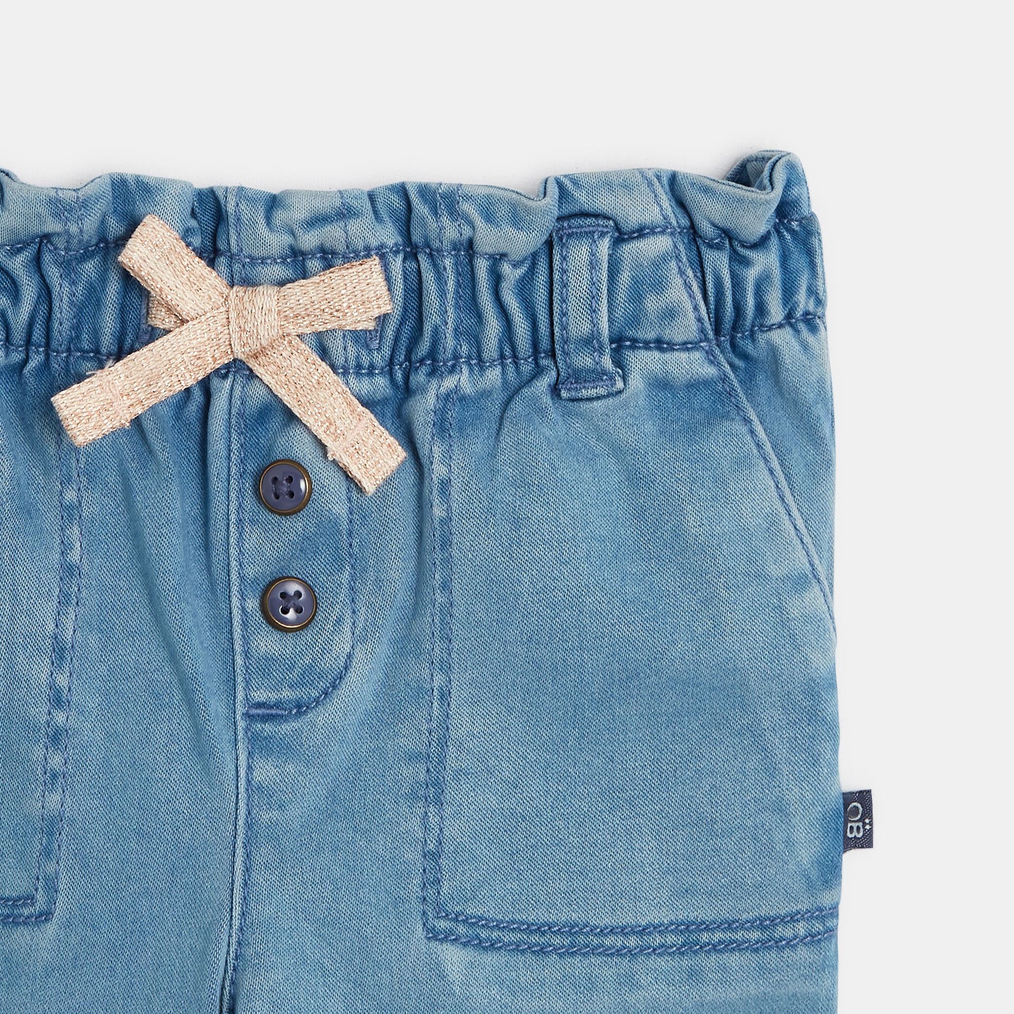 Quần denim túi hộp