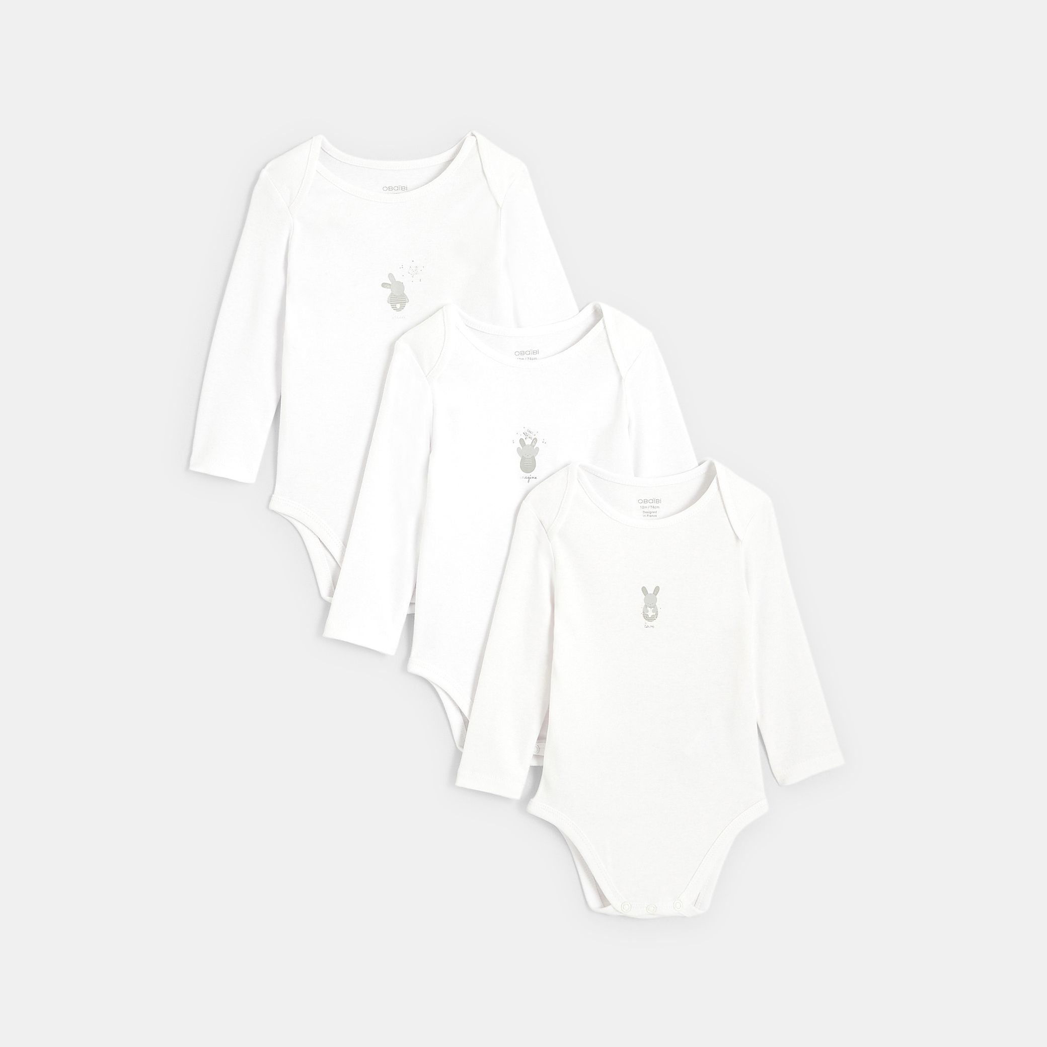 Bộ đồ liền thân có cổ Rabbit US (bộ 3 chiếc)