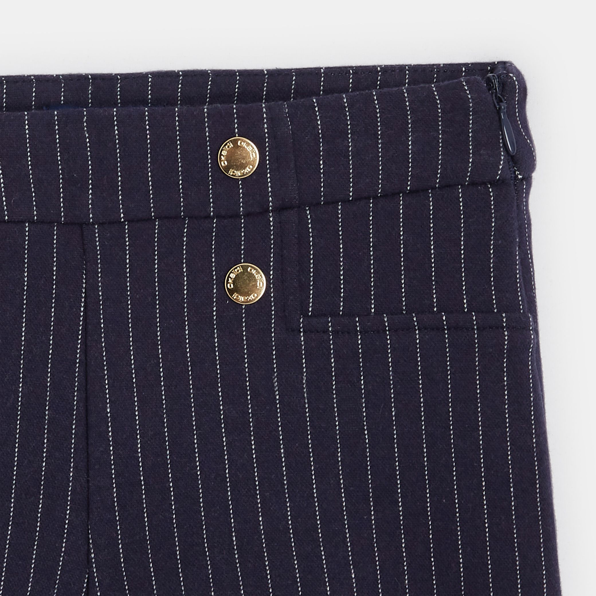 Quần short flannel kẻ sọc