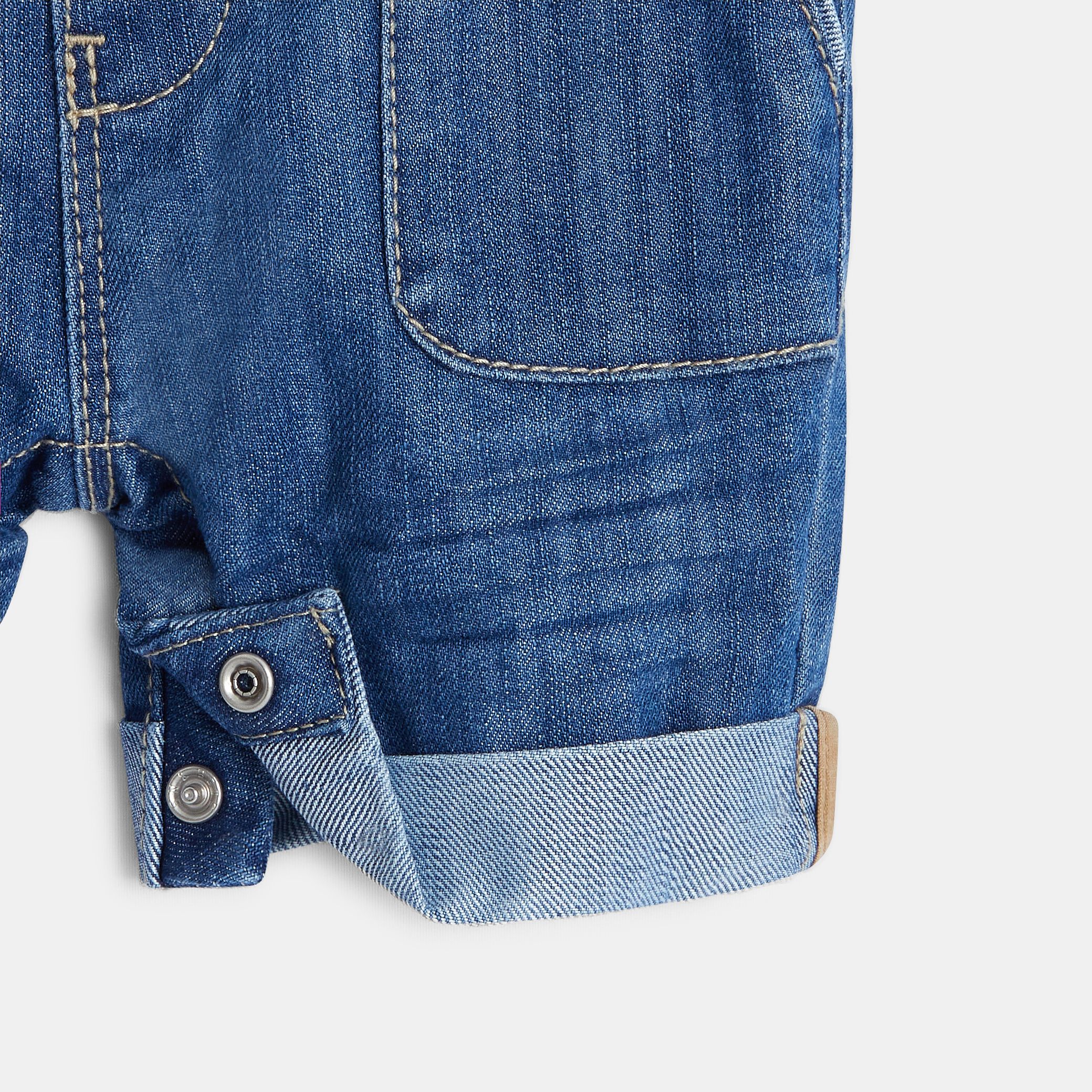 Dungarees denim ngắn