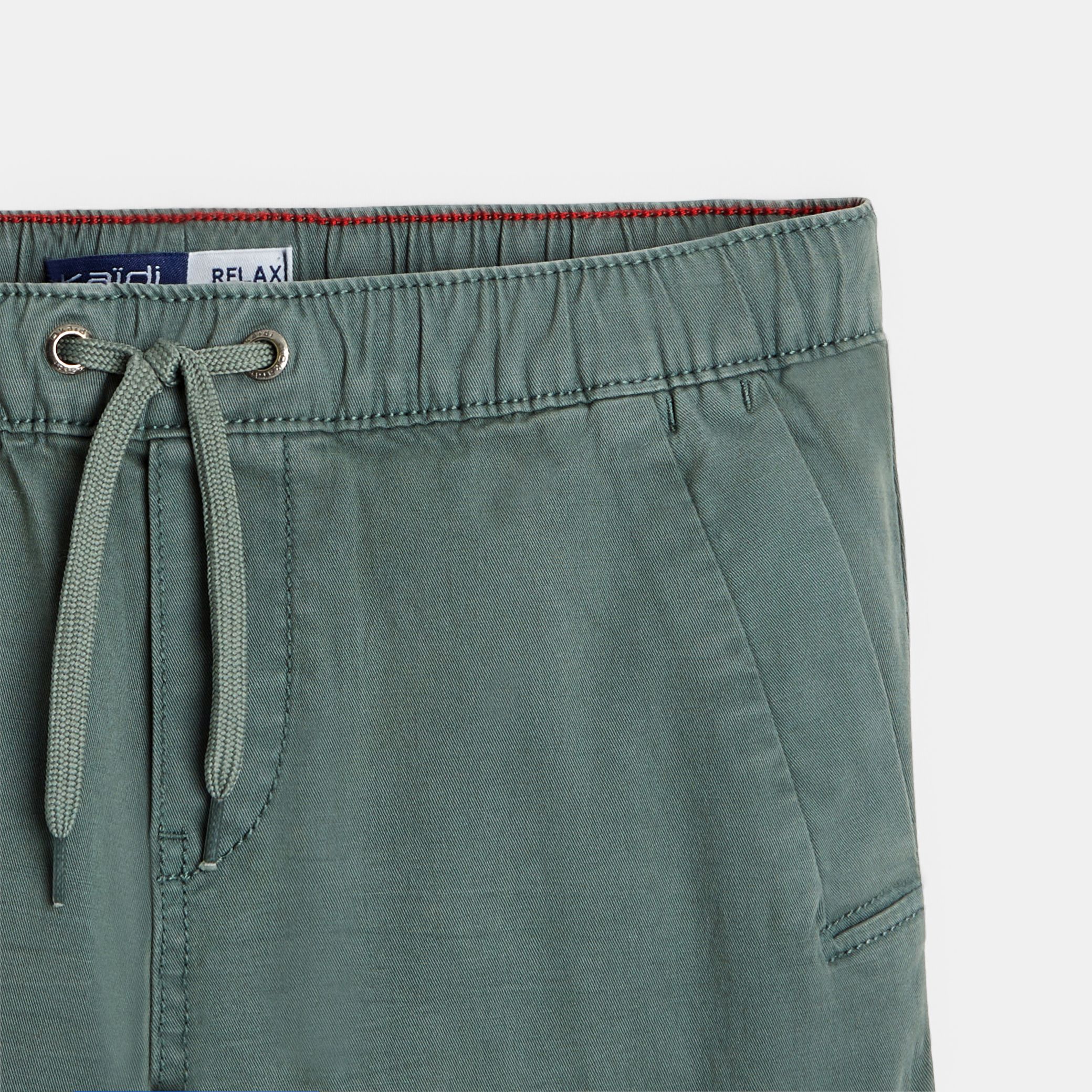 Quần short Bermuda vải trơn