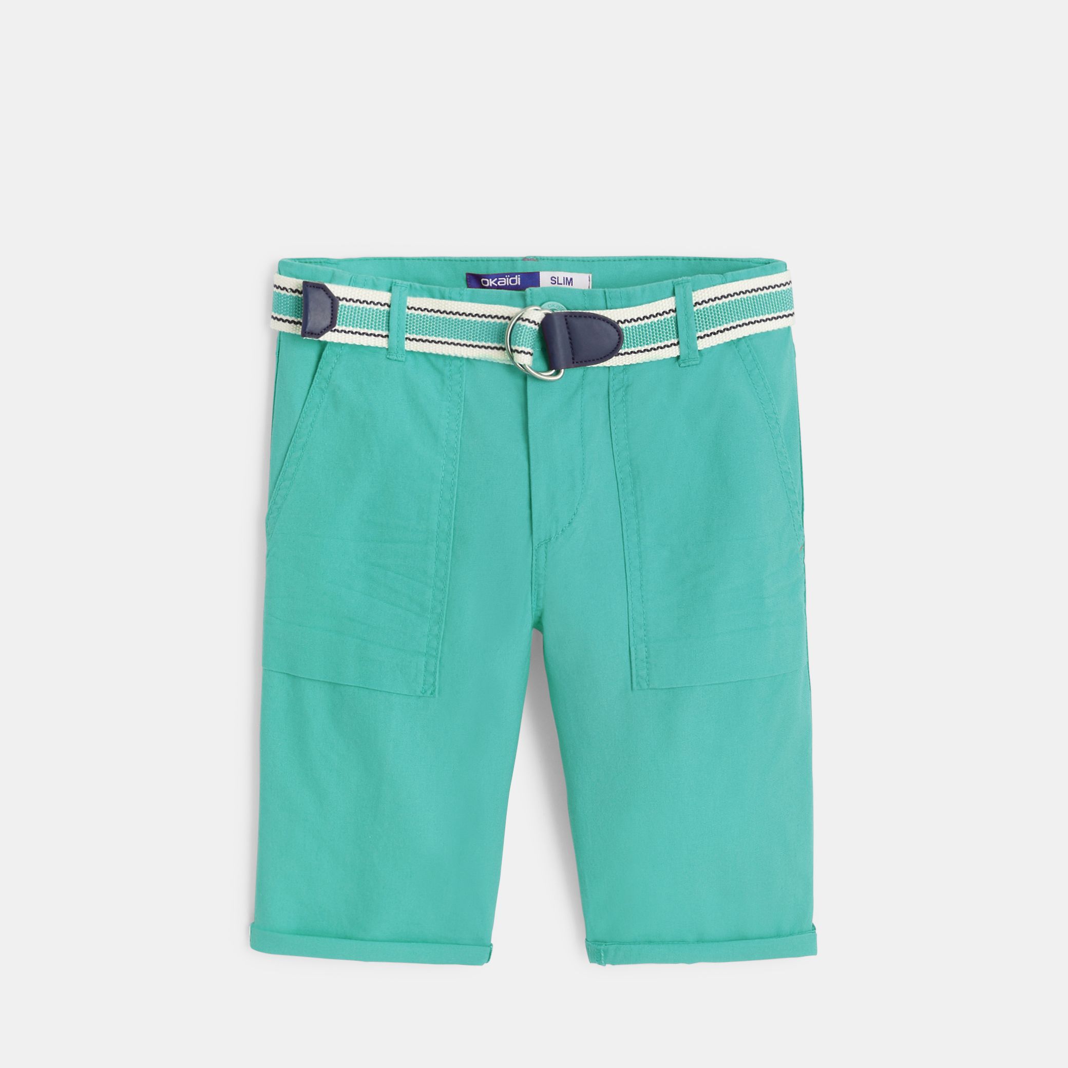 Quần short Bermuda thắt lưng