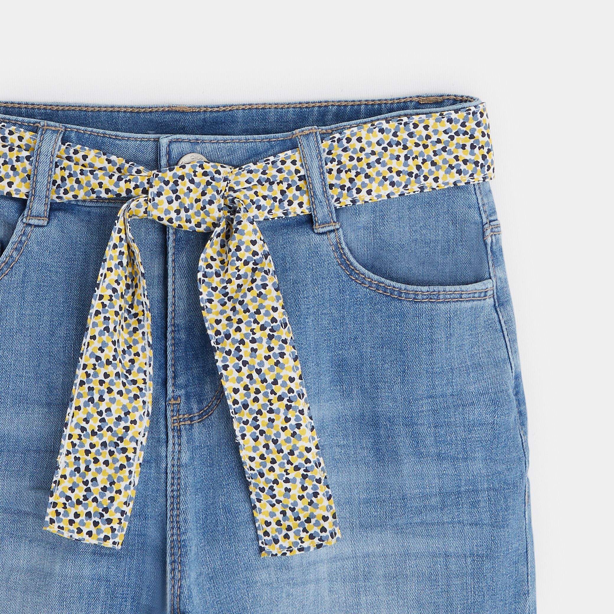 Quần jeans thắt nơ