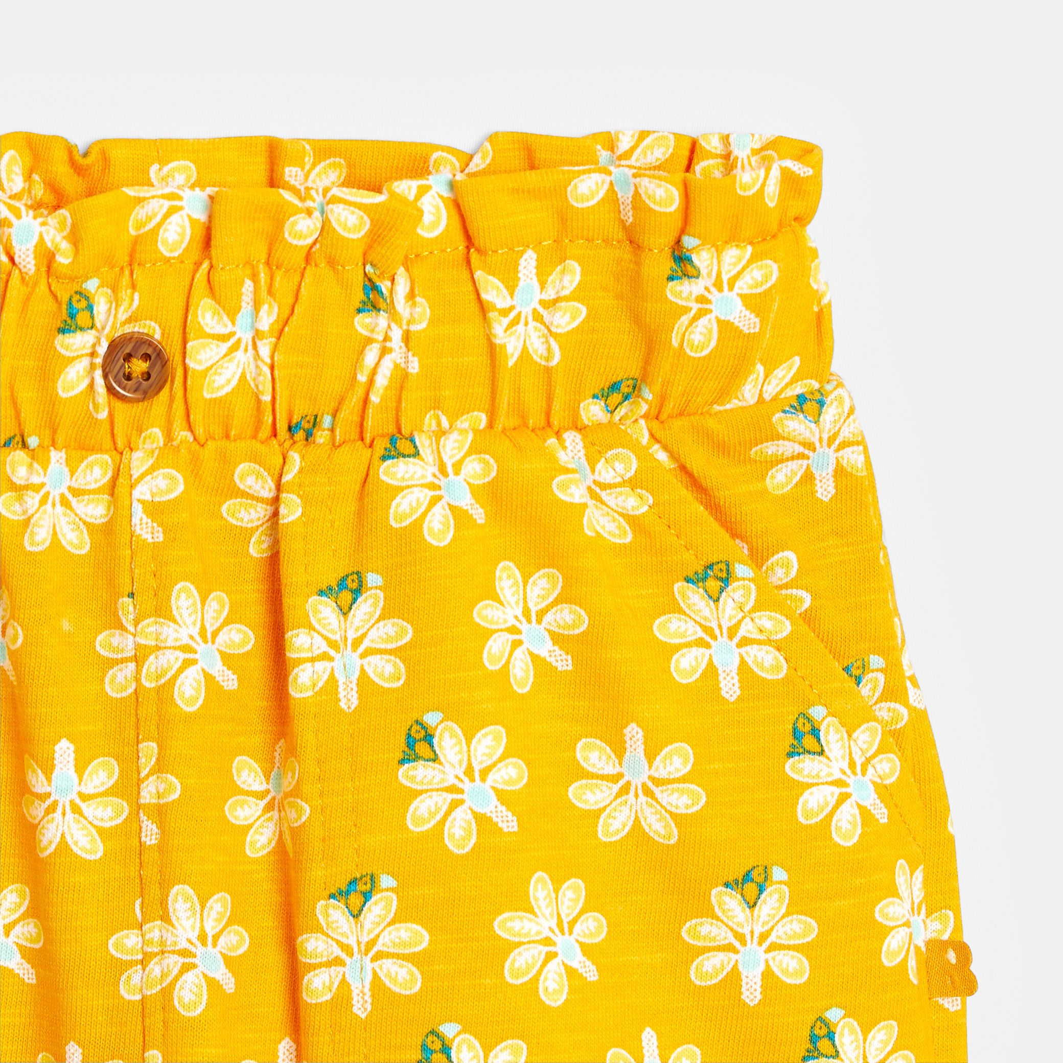 Quần short co giãn hình cây cọ