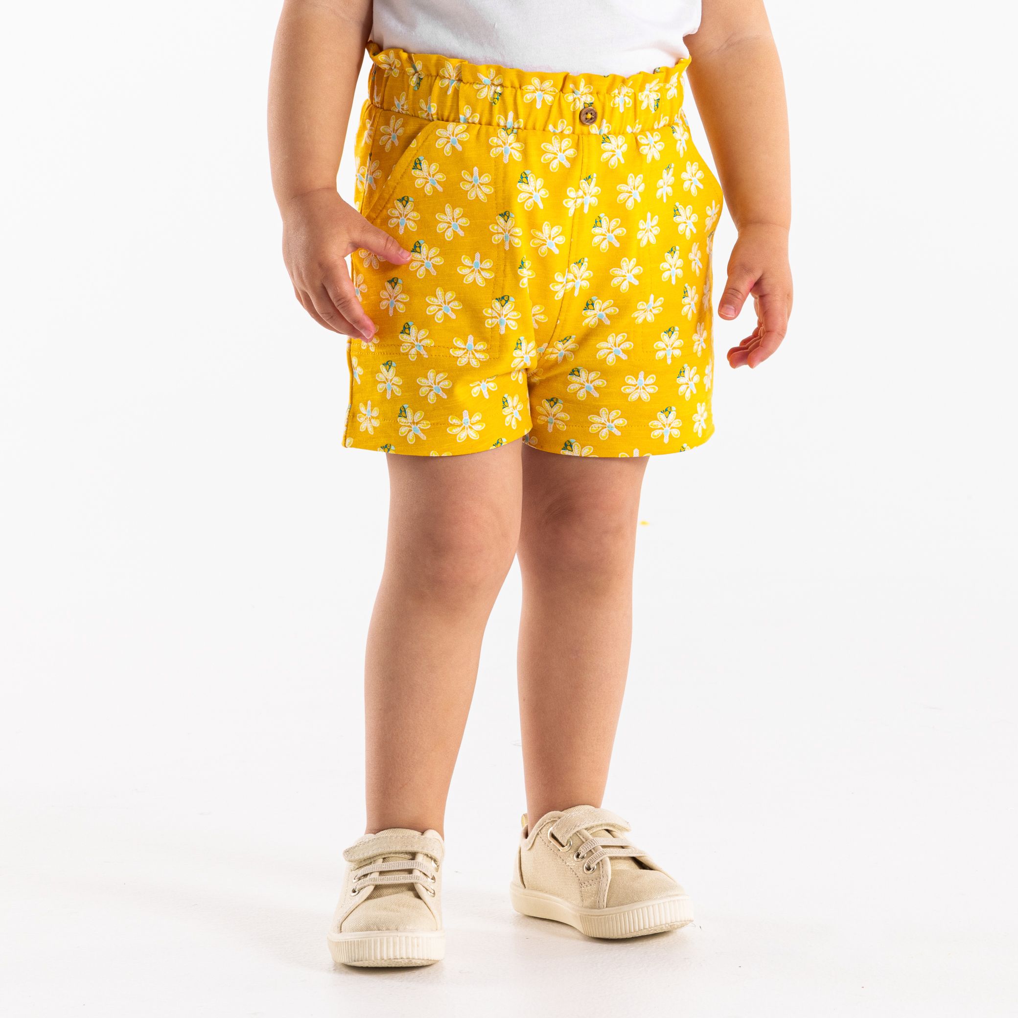 Quần short co giãn hình cây cọ