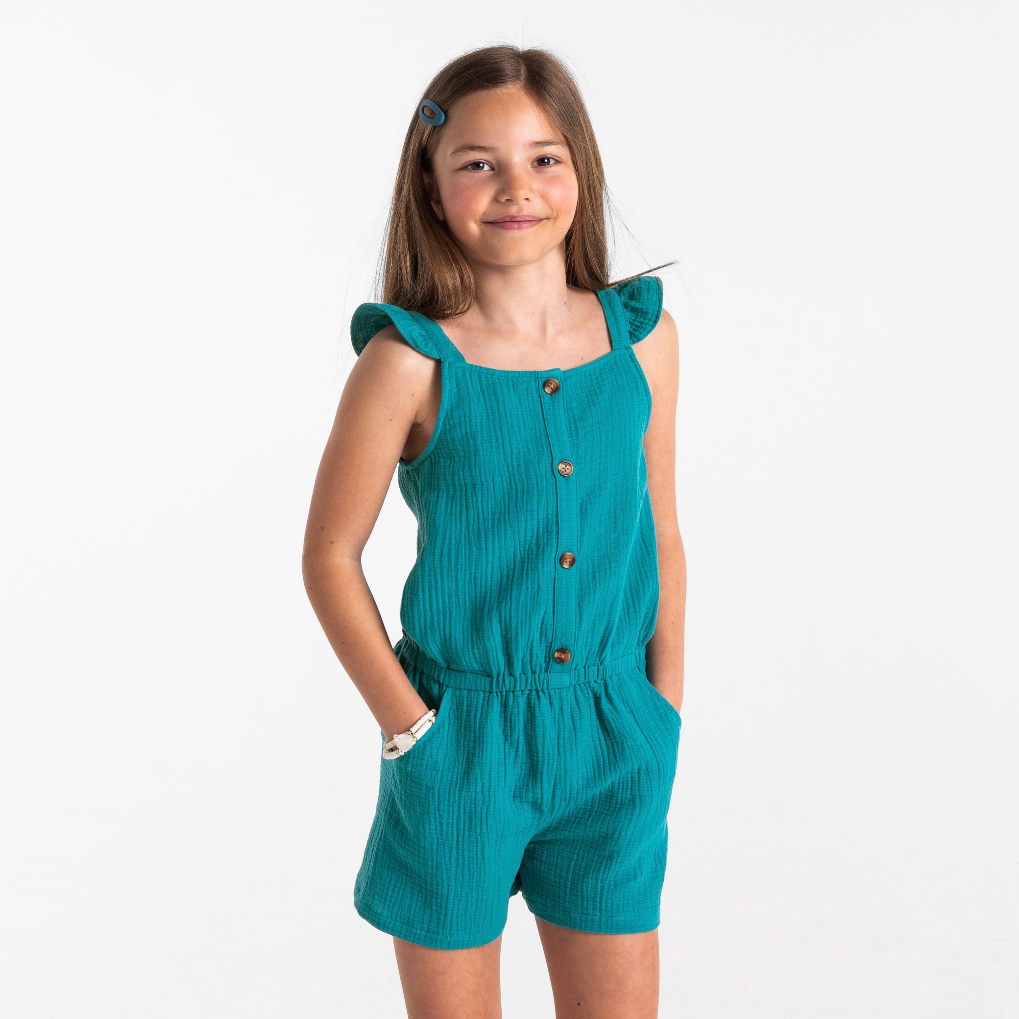 Bộ playsuit vải cotton