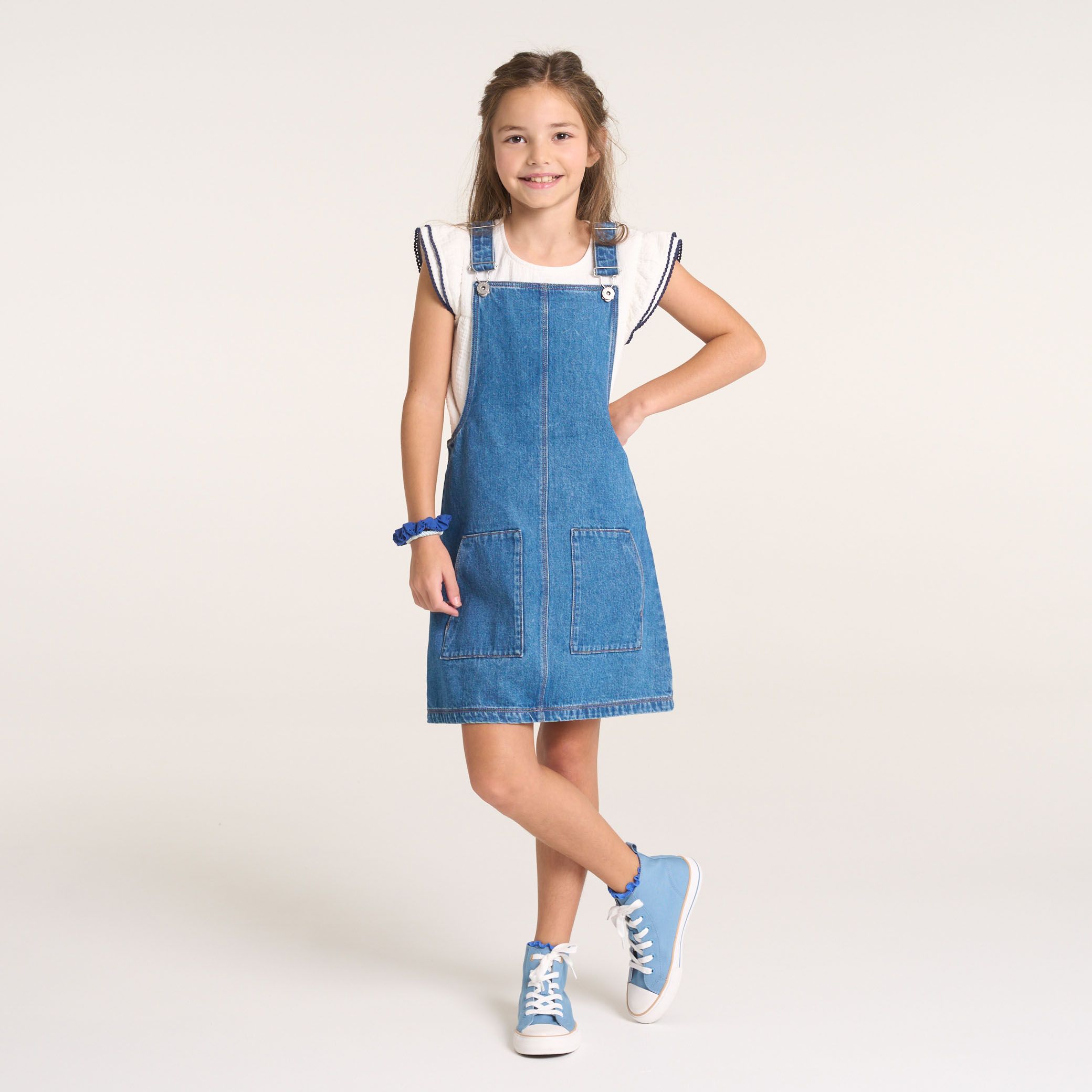 Đầm yếm denim