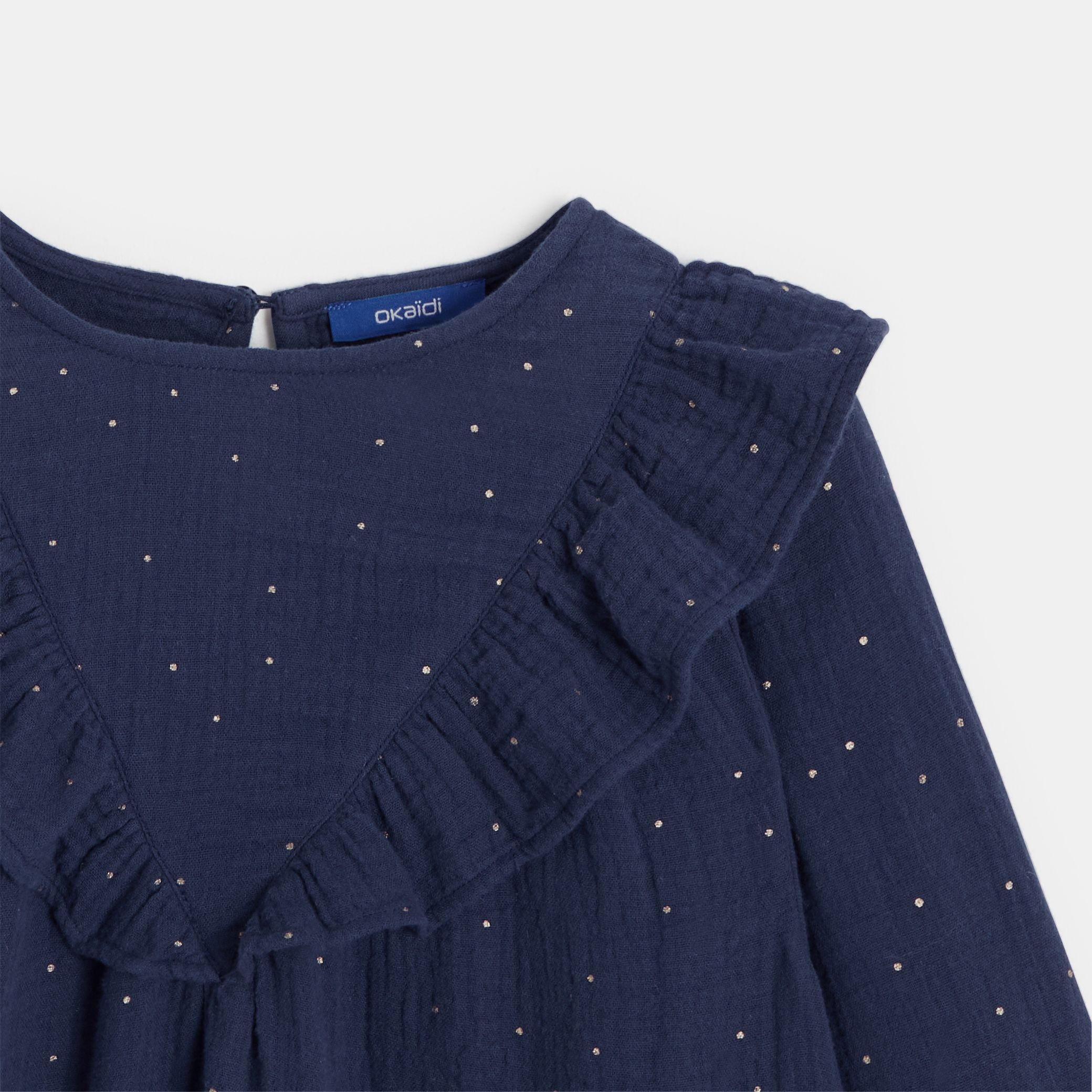 Đầm cotton chấm bi