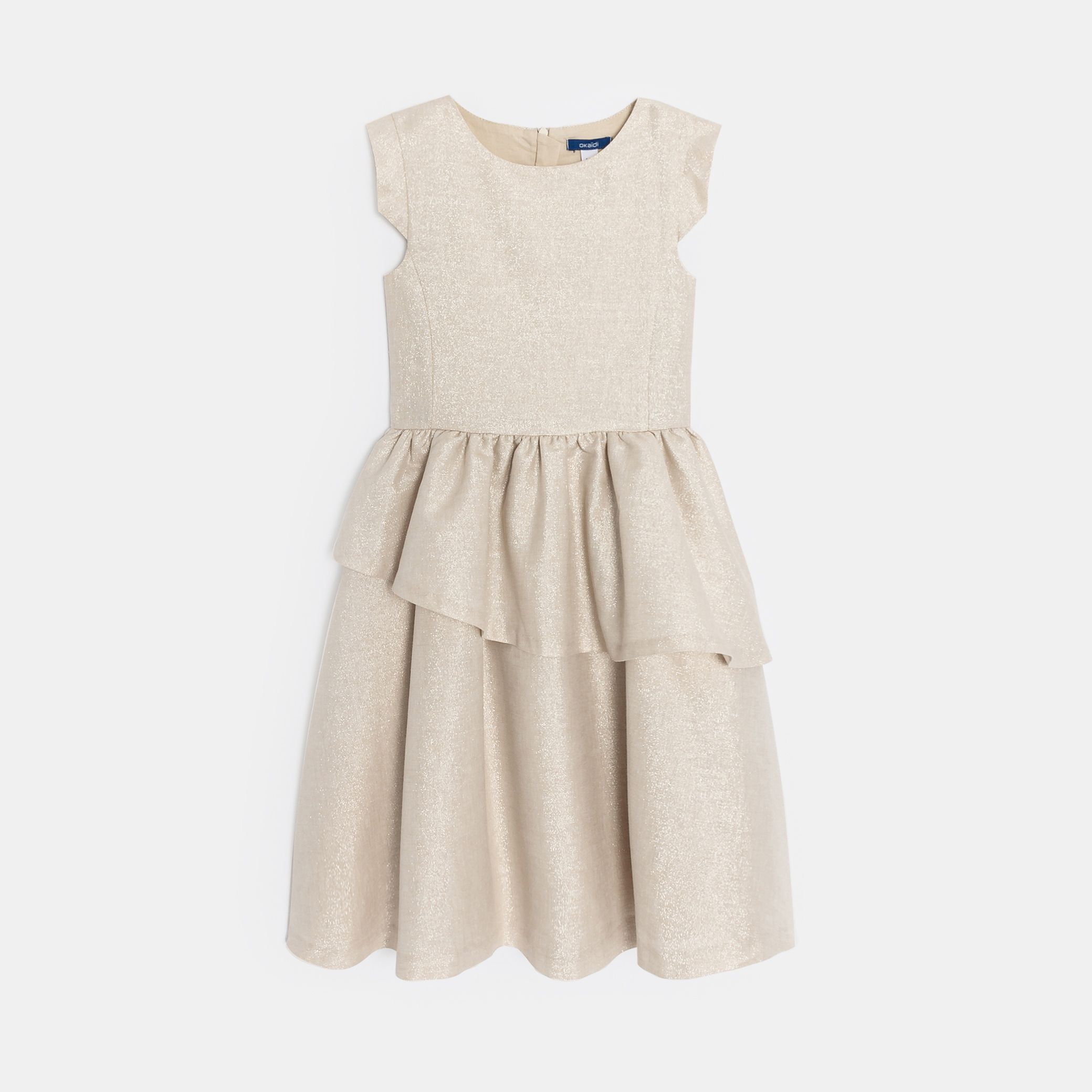 Đầm linen đính sequin sang trọng