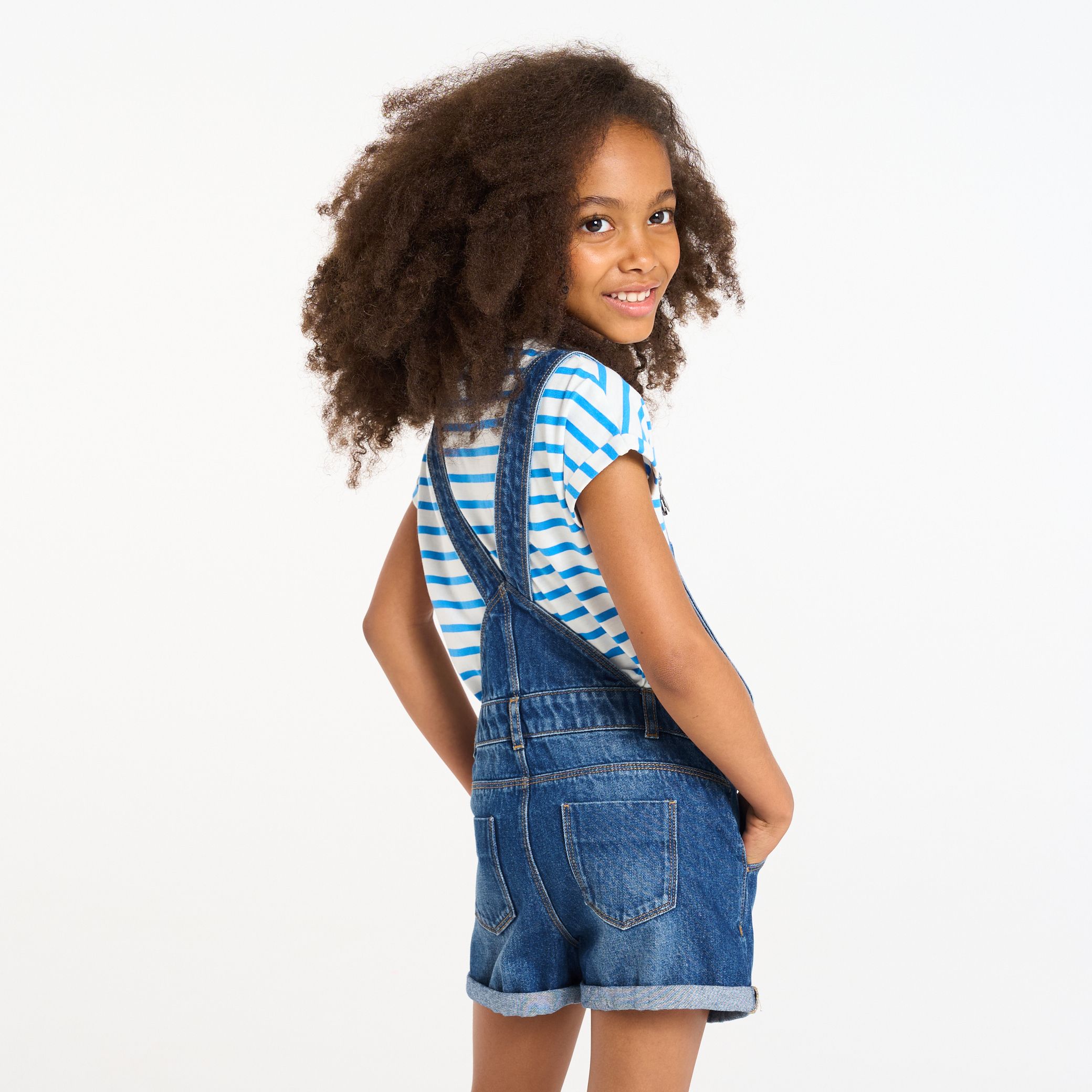 Quần yếm denim