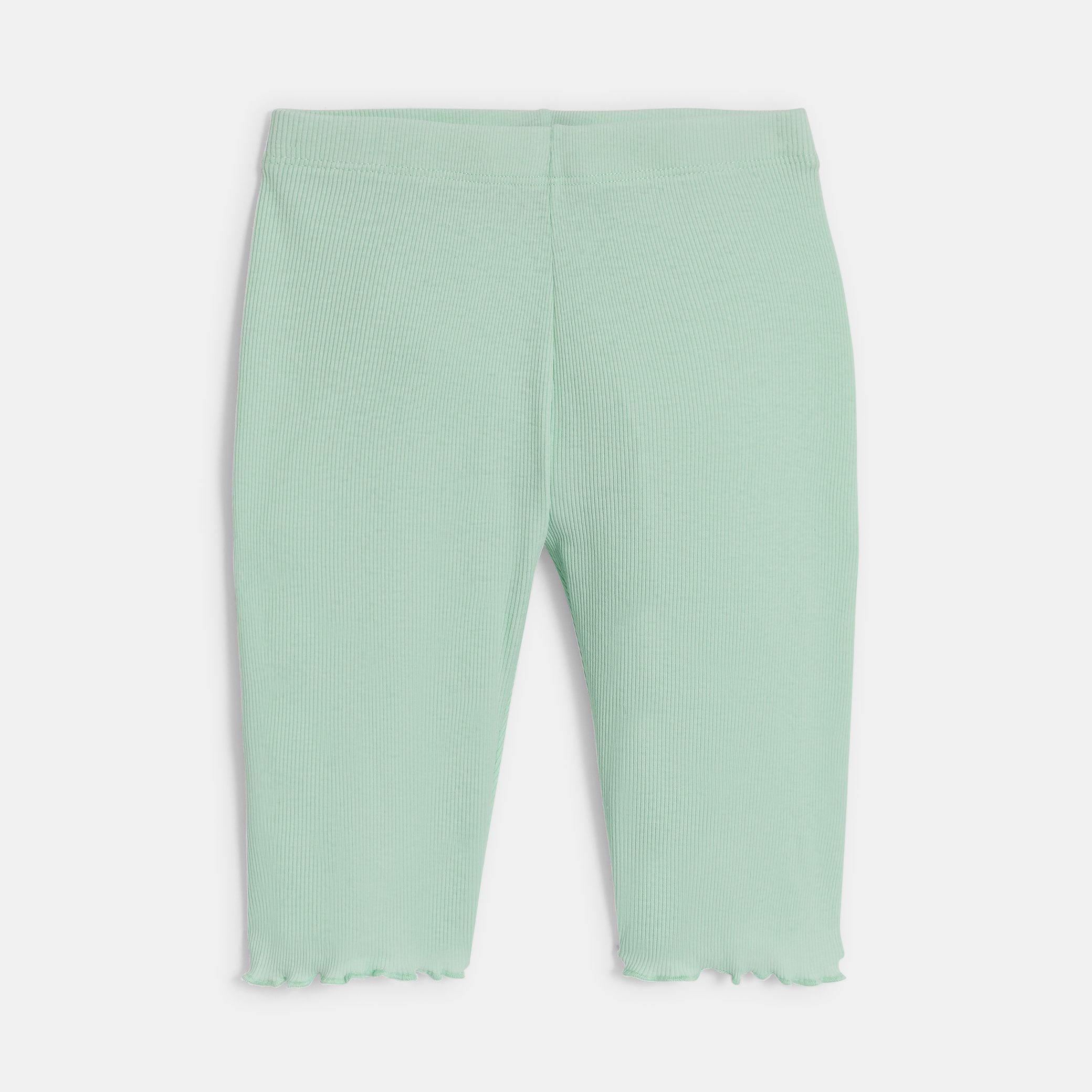 Quần legging cotton viền gân