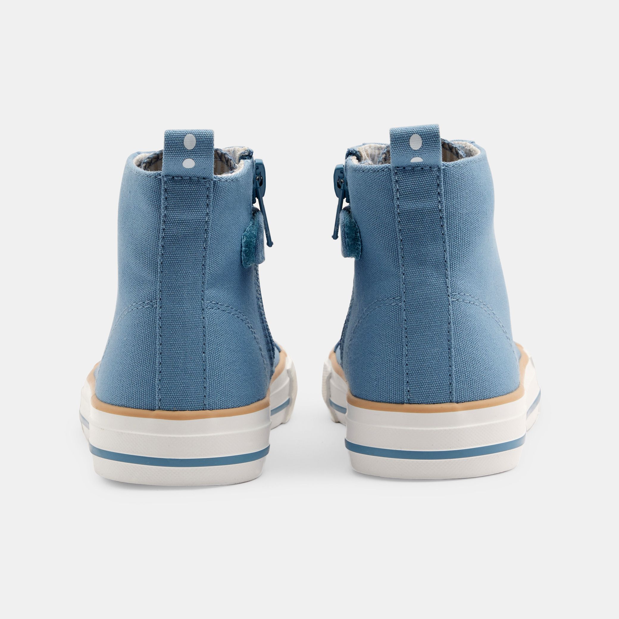 Giày thể thao cổ cao vải canvas