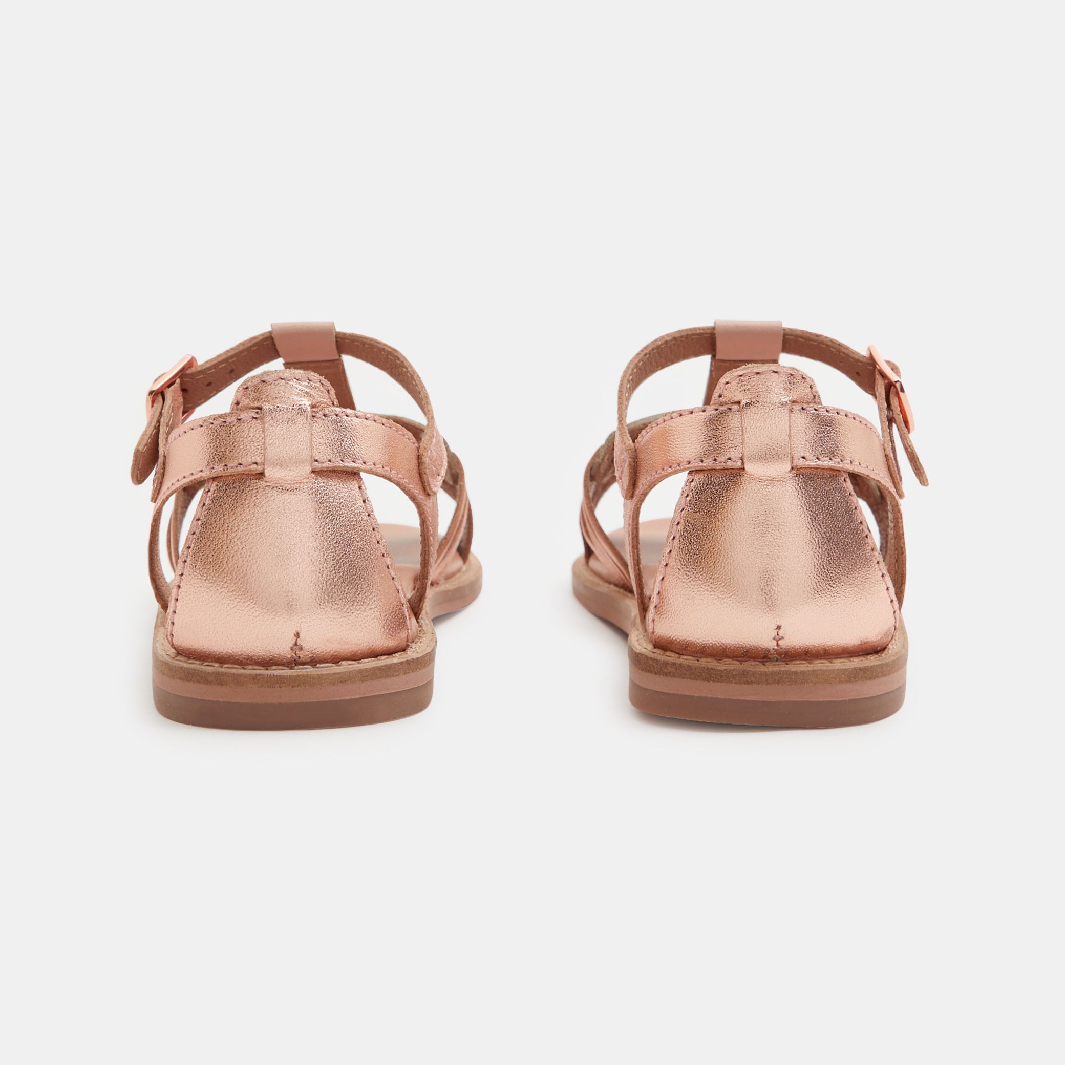 Sandal da ánh kim cánh bướm