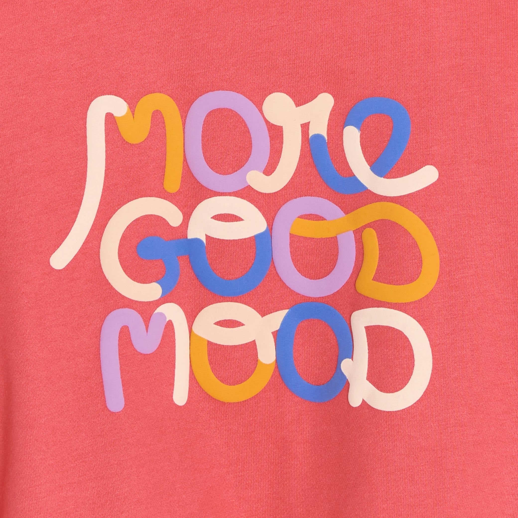 Áo sweatshirt in slogan cho bé gái
