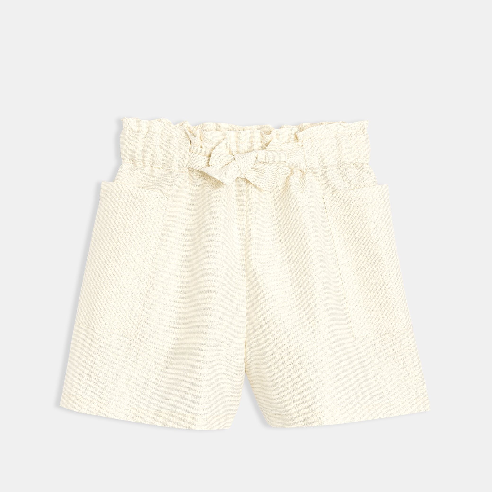 Quần short cạp cao cho bé gái