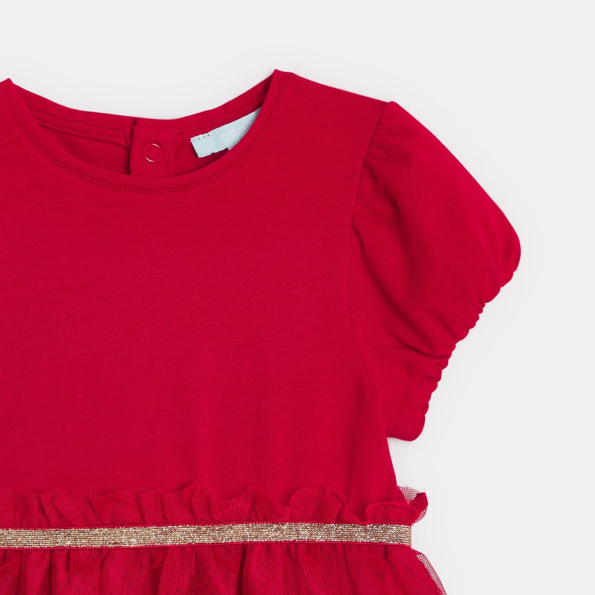 Váy ngắn tay cho bé gái