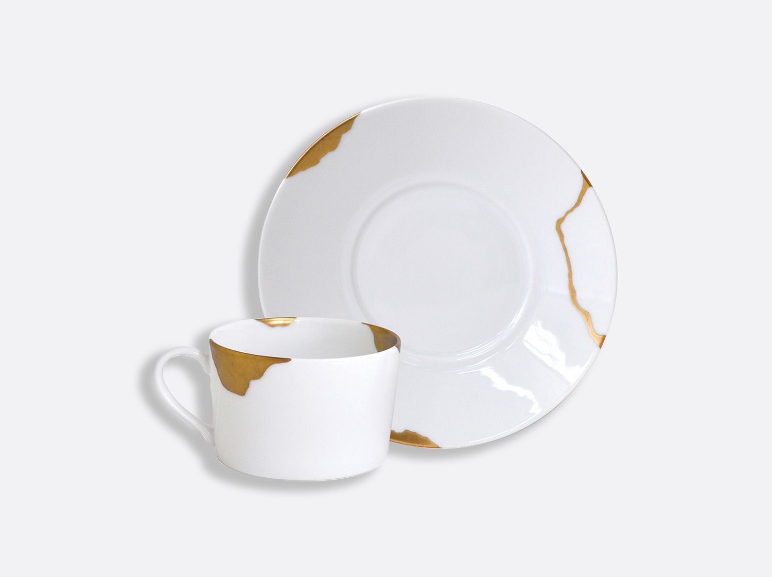 Bernardaud - Bộ 2 cốc và đĩa KINTSUGI SARKIS 250ml