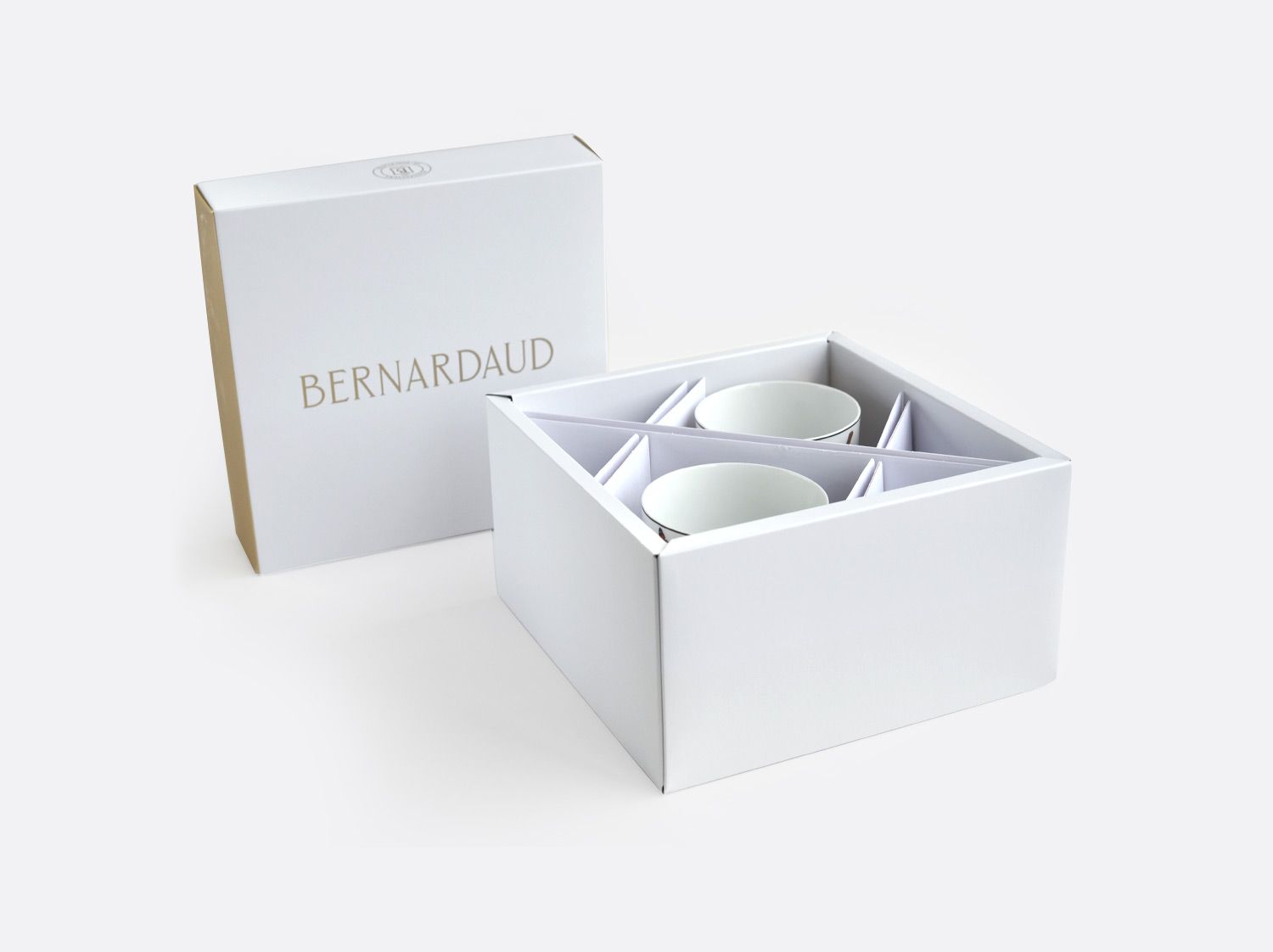 Bernardaud - Bộ 2 cốc và đĩa KINTSUGI SARKIS 250ml