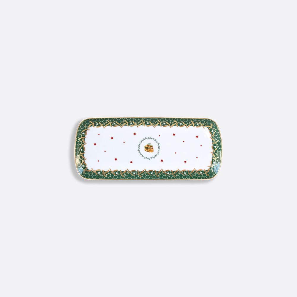 Đĩa bánh chữ nhật NOËL 38cm