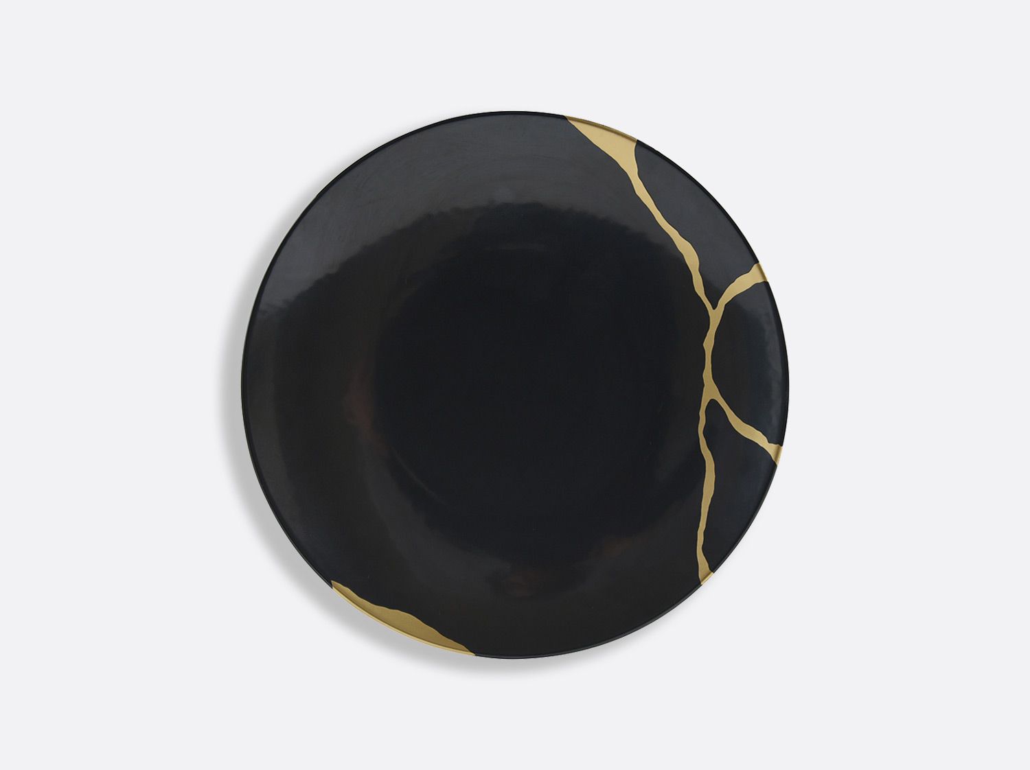 Bernardaud - Đĩa tròn KINTSUGI CHARBON 21cm