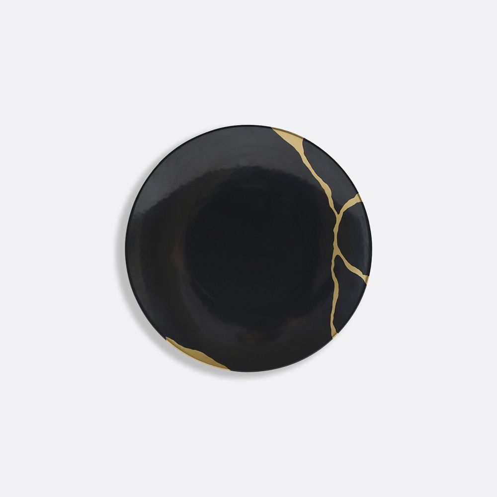 Bernardaud - Đĩa tròn KINTSUGI CHARBON 21cm