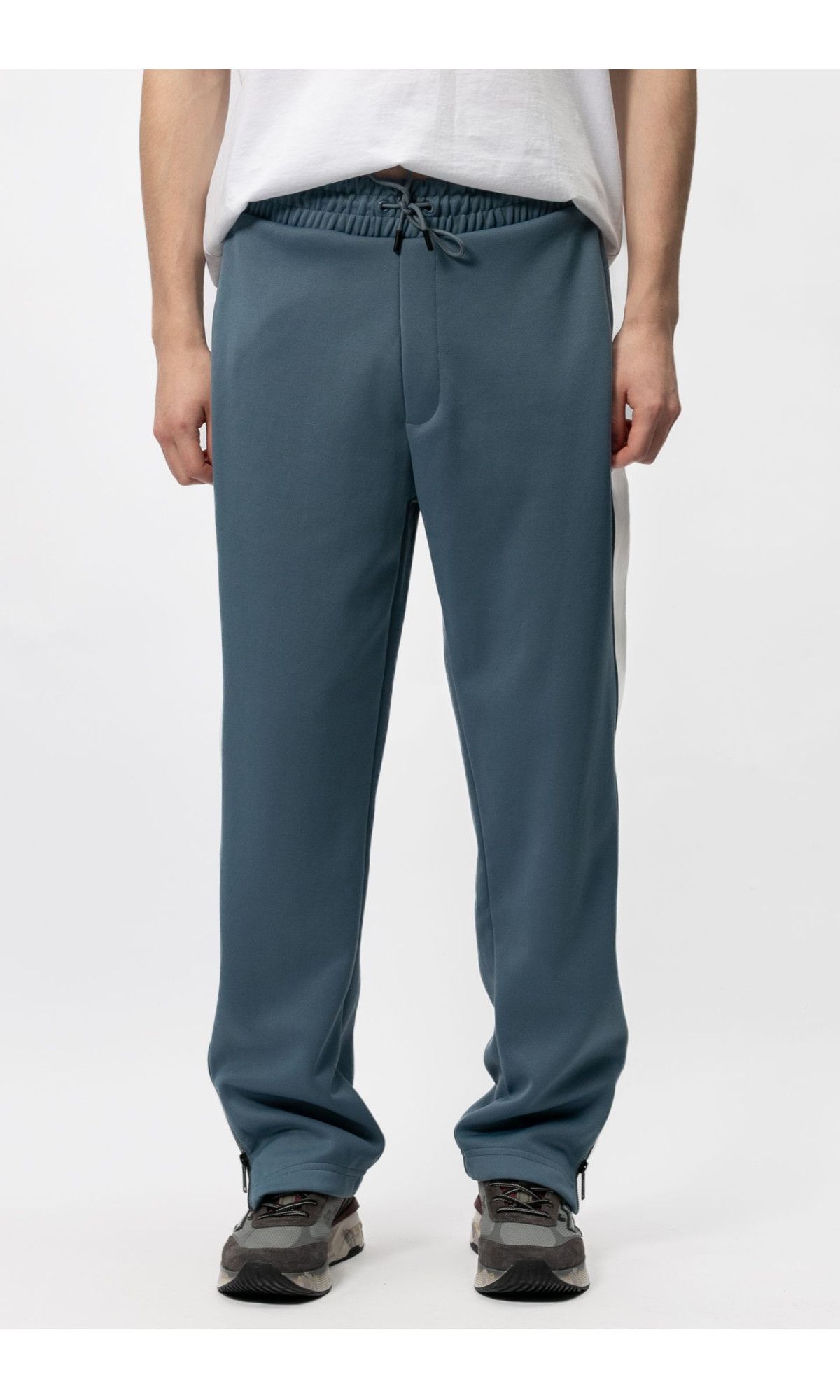 Quần sweatpants dáng relaxed-fit phối dải băng