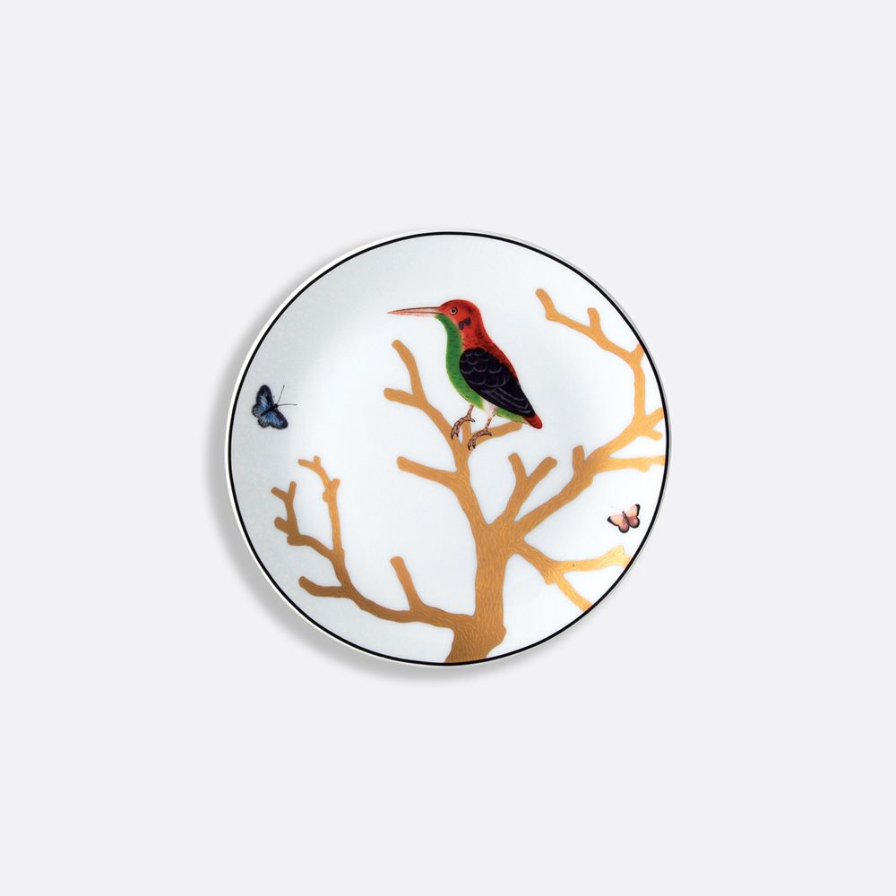 Bernardaud - Đĩa bánh mì bơ & canapes AUX OISEAUX 14cm
