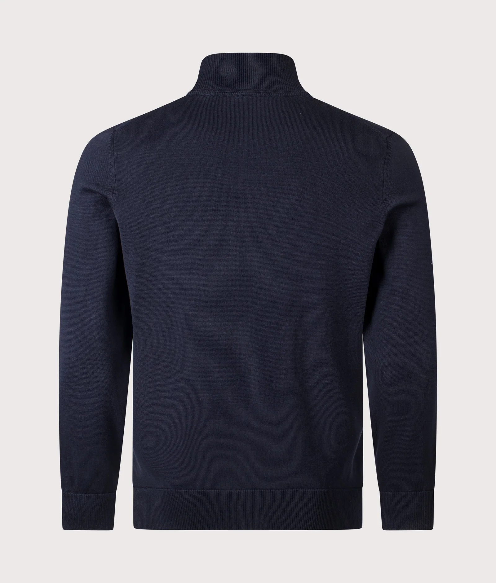 Áo khoác dệt kim dáng ôm bằng cotton với chi tiết logo