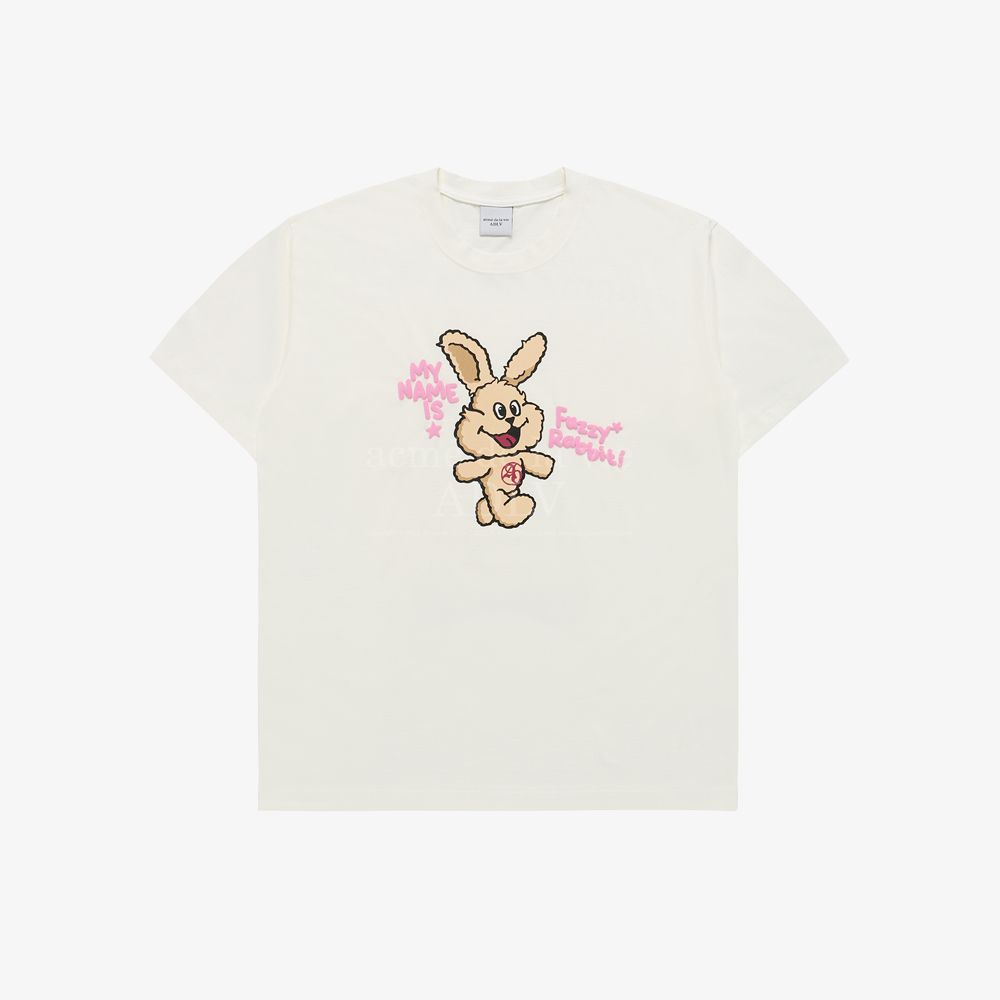 ADLV - Áo Thun ADLV My Name Is Fuzzy Rabbit Kem
