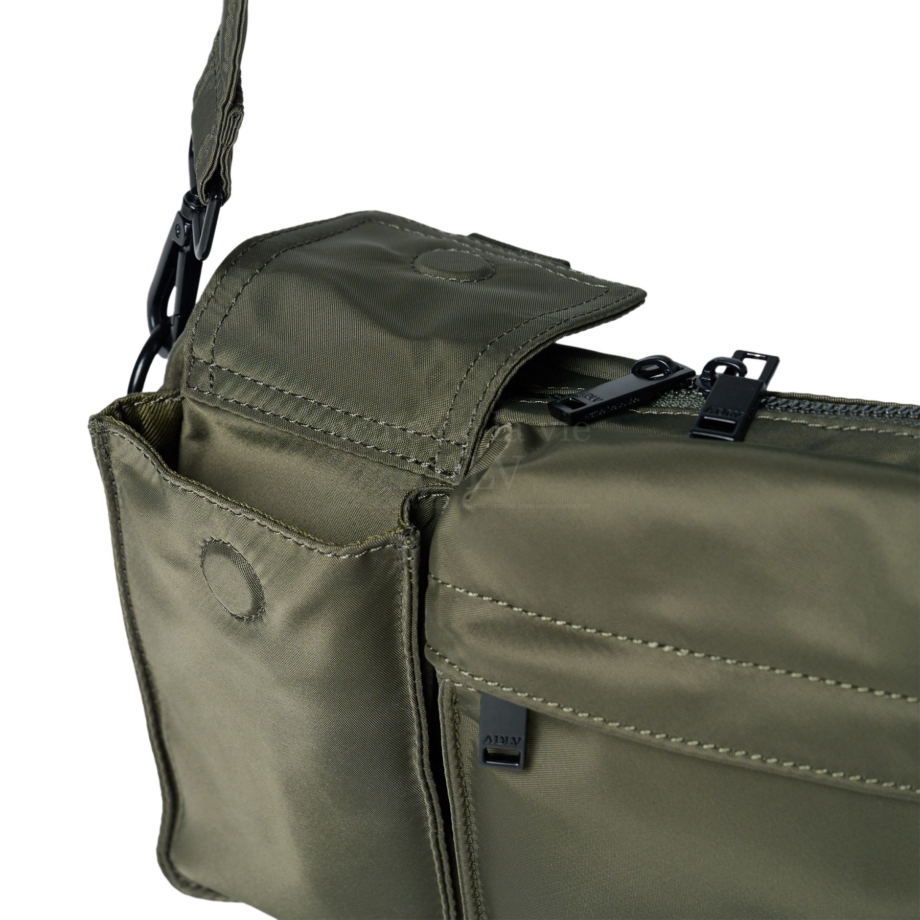 ADLV - Túi đeo chéo Symbol Rivet Multi Poket Khaki