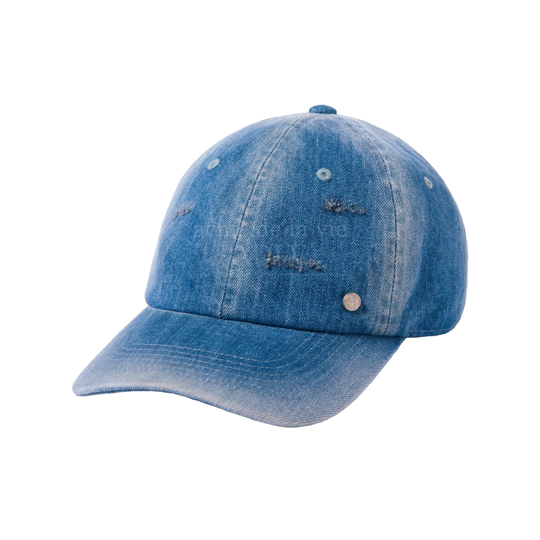 ADLV - Mũ Bóng Chày Damage Washing Denim Xanh Dương