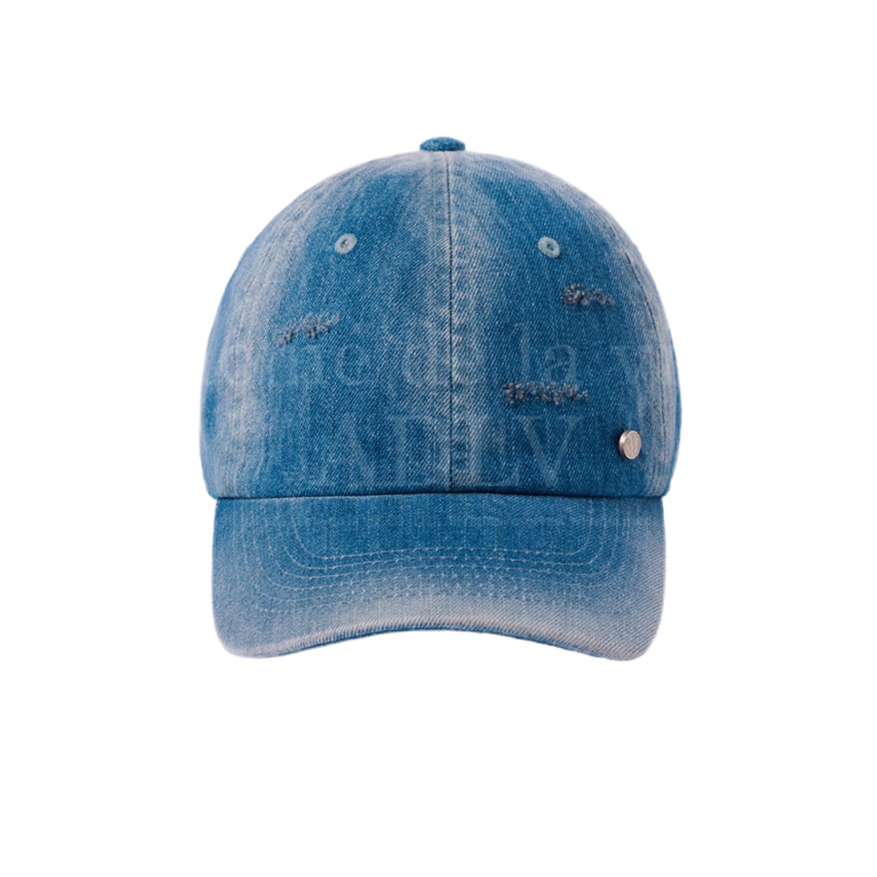 ADLV - Mũ Bóng Chày Damage Washing Denim Xanh Dương