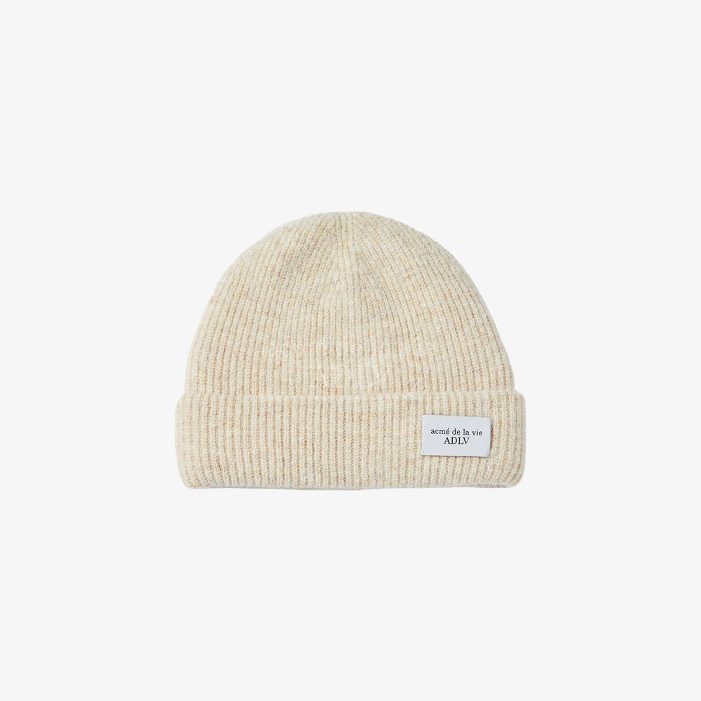 ADLV - Mũ Beanie Basic Logo Label Point Be