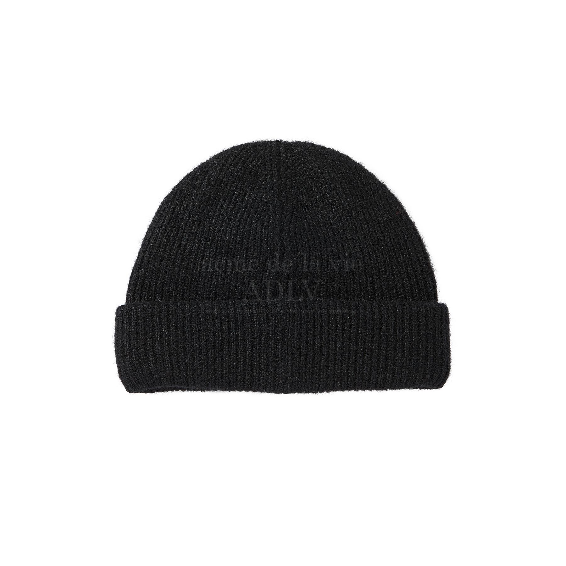 ADLV - Mũ Beanie Basic Logo Label Point Đen