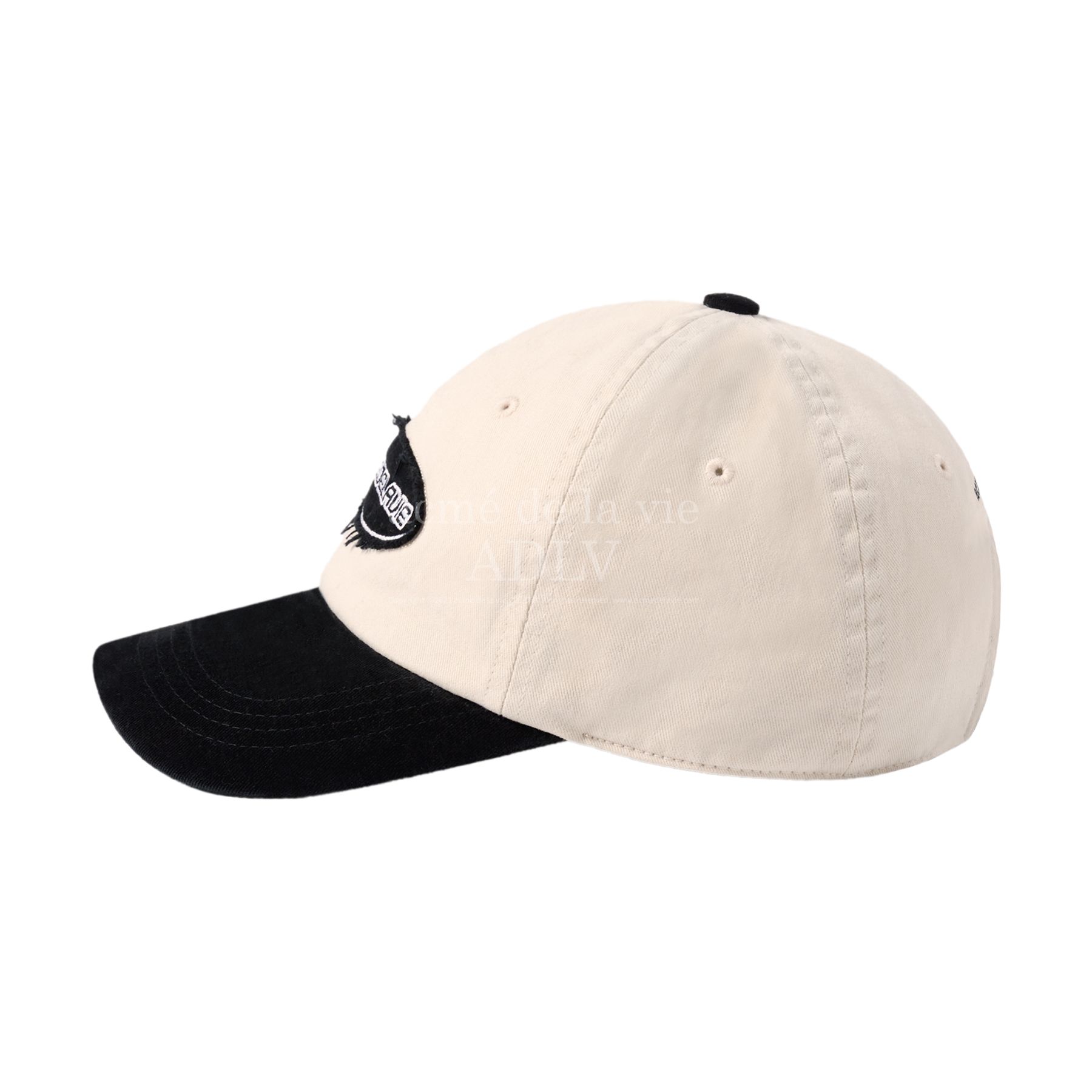 ADLV - Mũ Bóng Chày Two Tone Applique Patch Đen