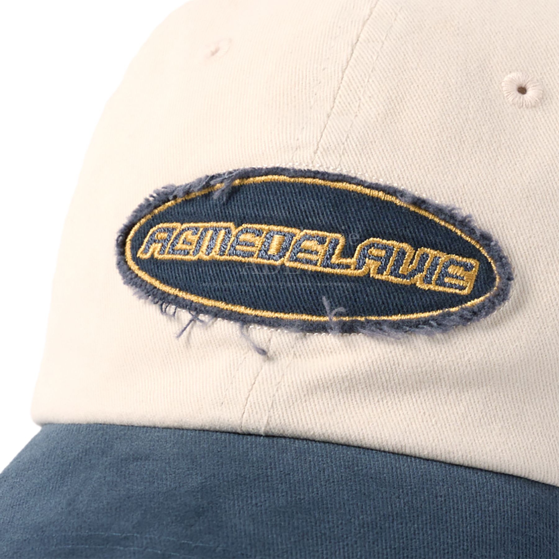 ADLV - Mũ Bóng Chày Two Tone Applique Patch Xanh Navy