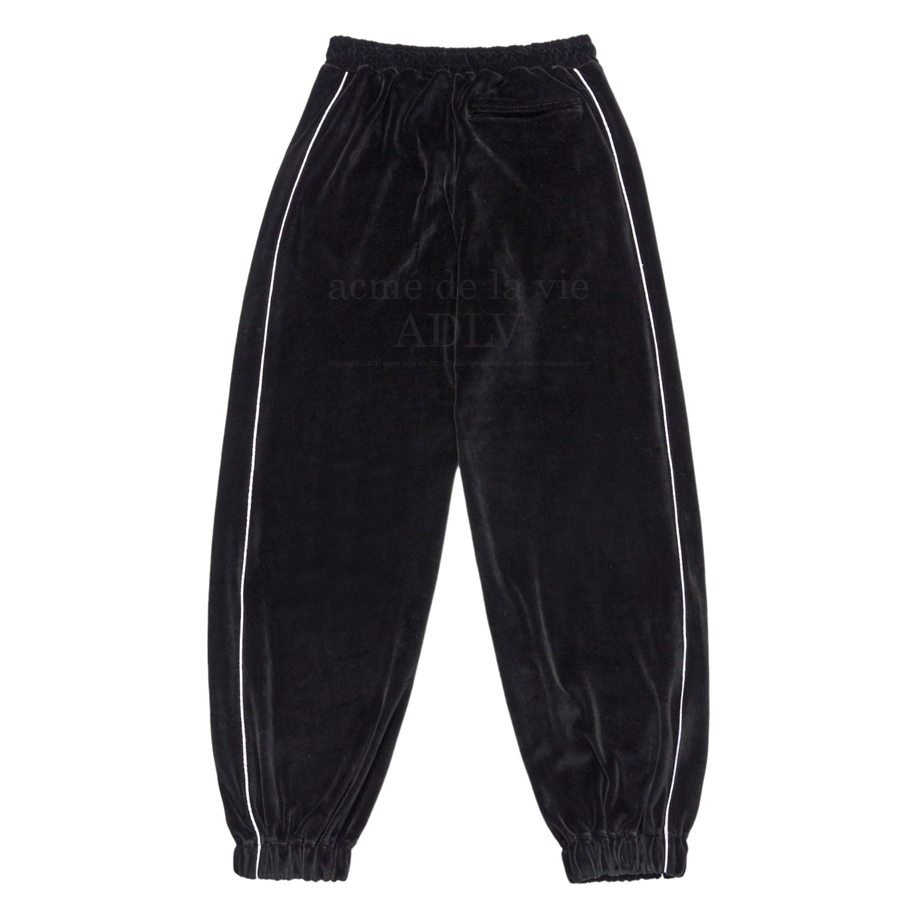 ADLV - Quần Basic Logo Velour Set Up Đen
