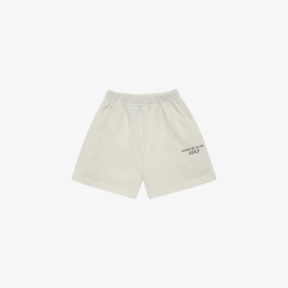 ADLV - [KIDS] Quần Shorts Basic Logo Kem