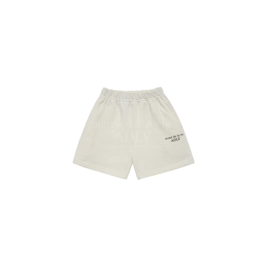 ADLV - [KIDS] Quần Shorts Basic Logo Kem