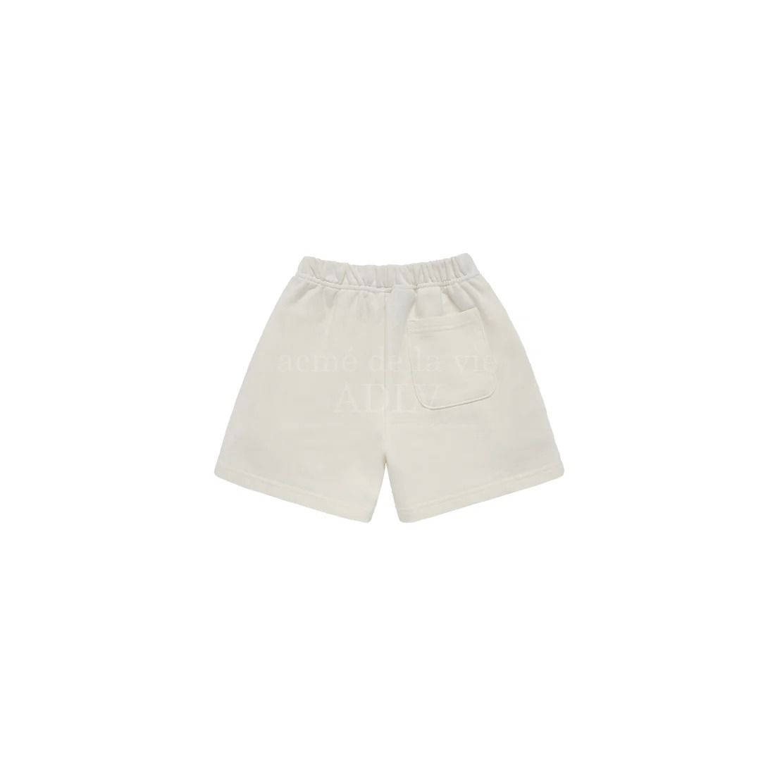 ADLV - [KIDS] Quần Shorts Basic Logo Kem