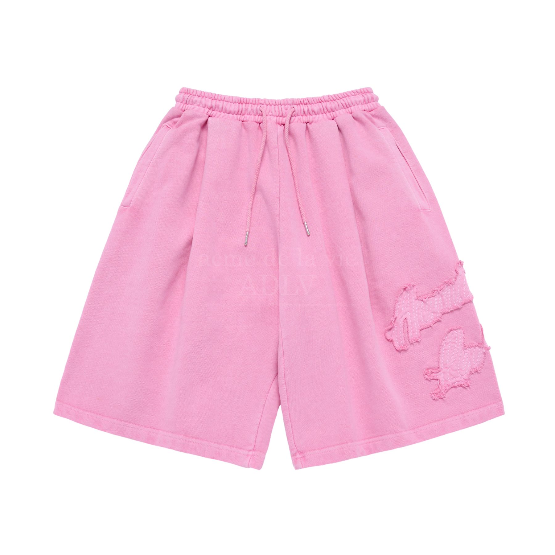 ADLV - Quần Short Applique Logo Pigment Hồng