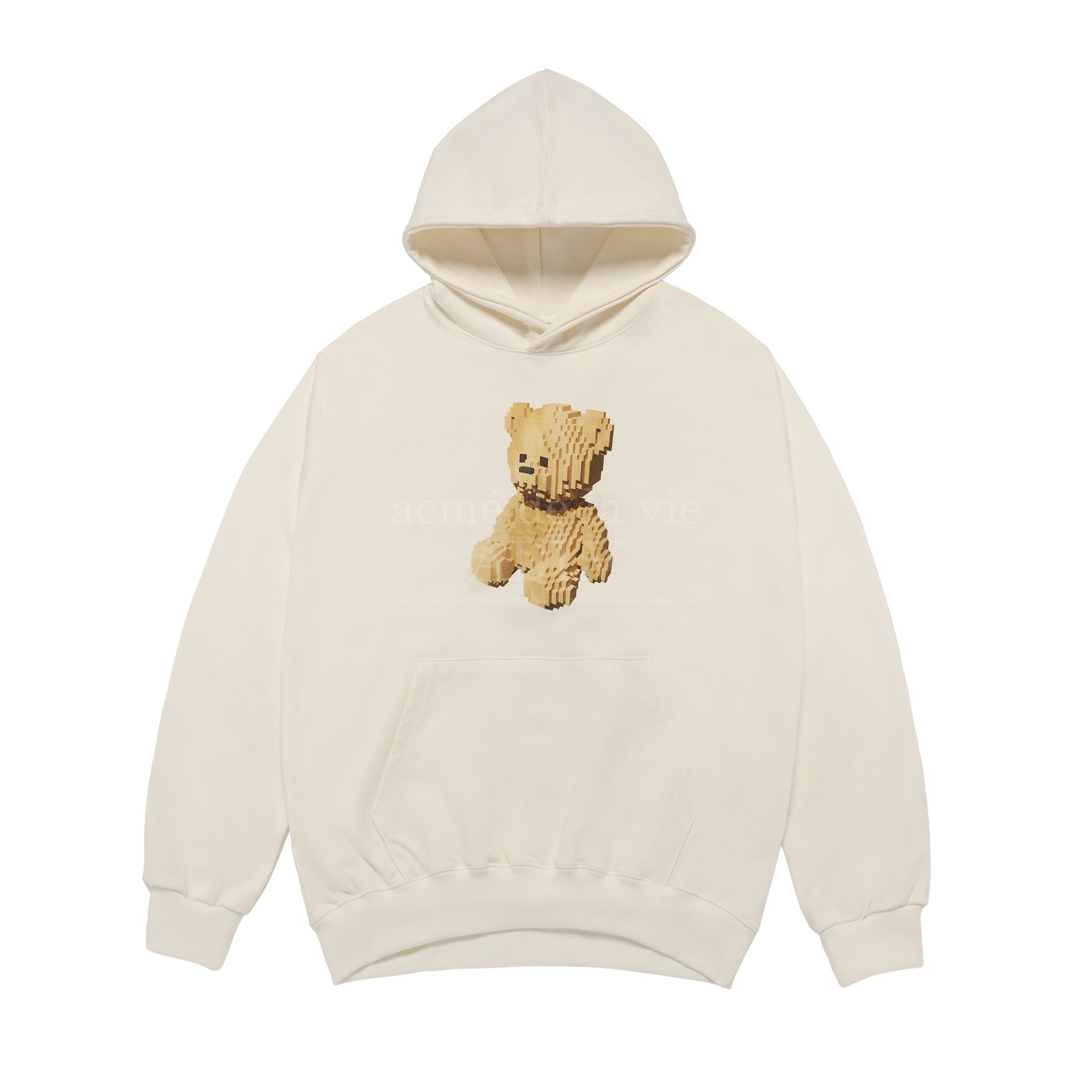 ADLV - Áo Hoodie Block Bear Kem