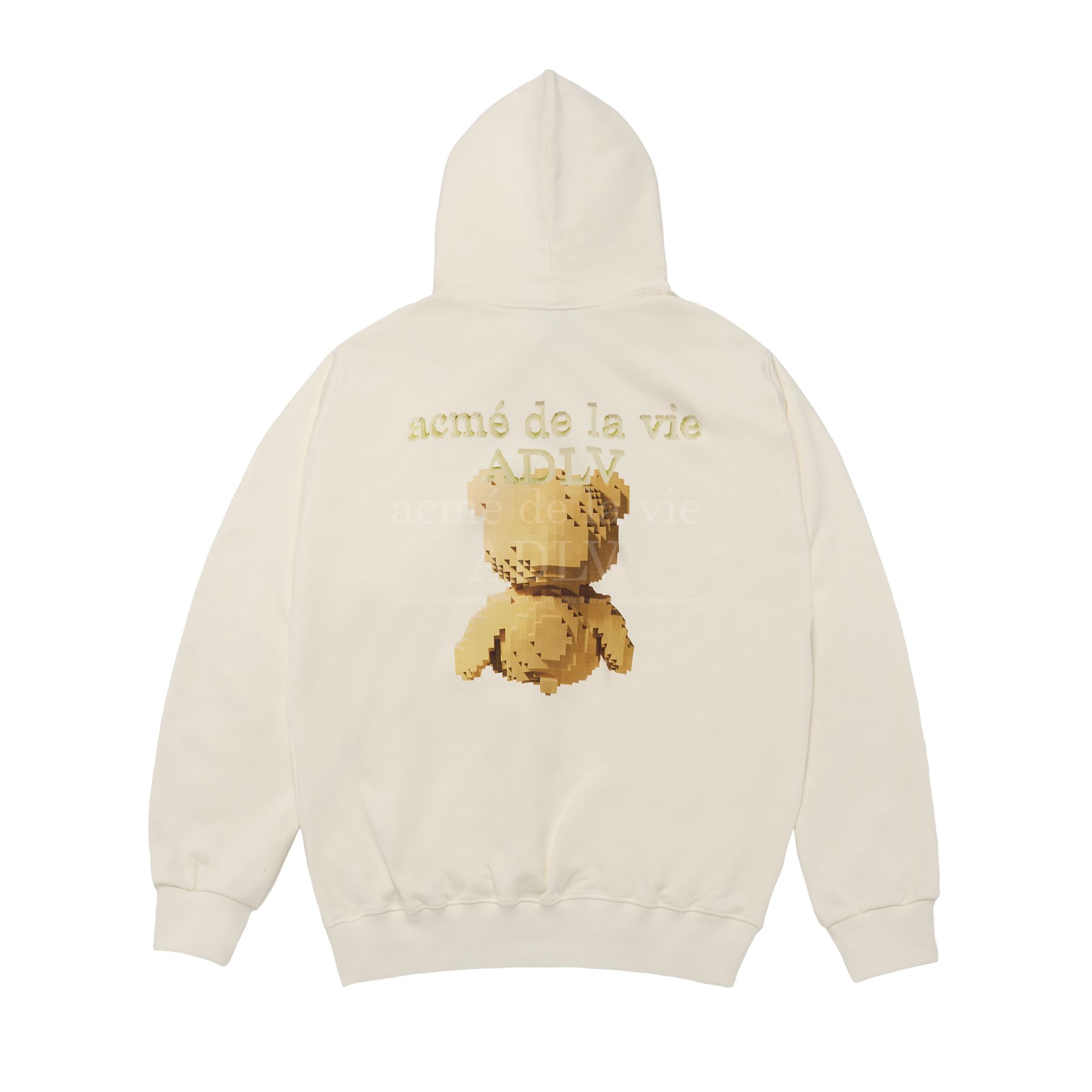 ADLV - Áo Hoodie Block Bear Kem