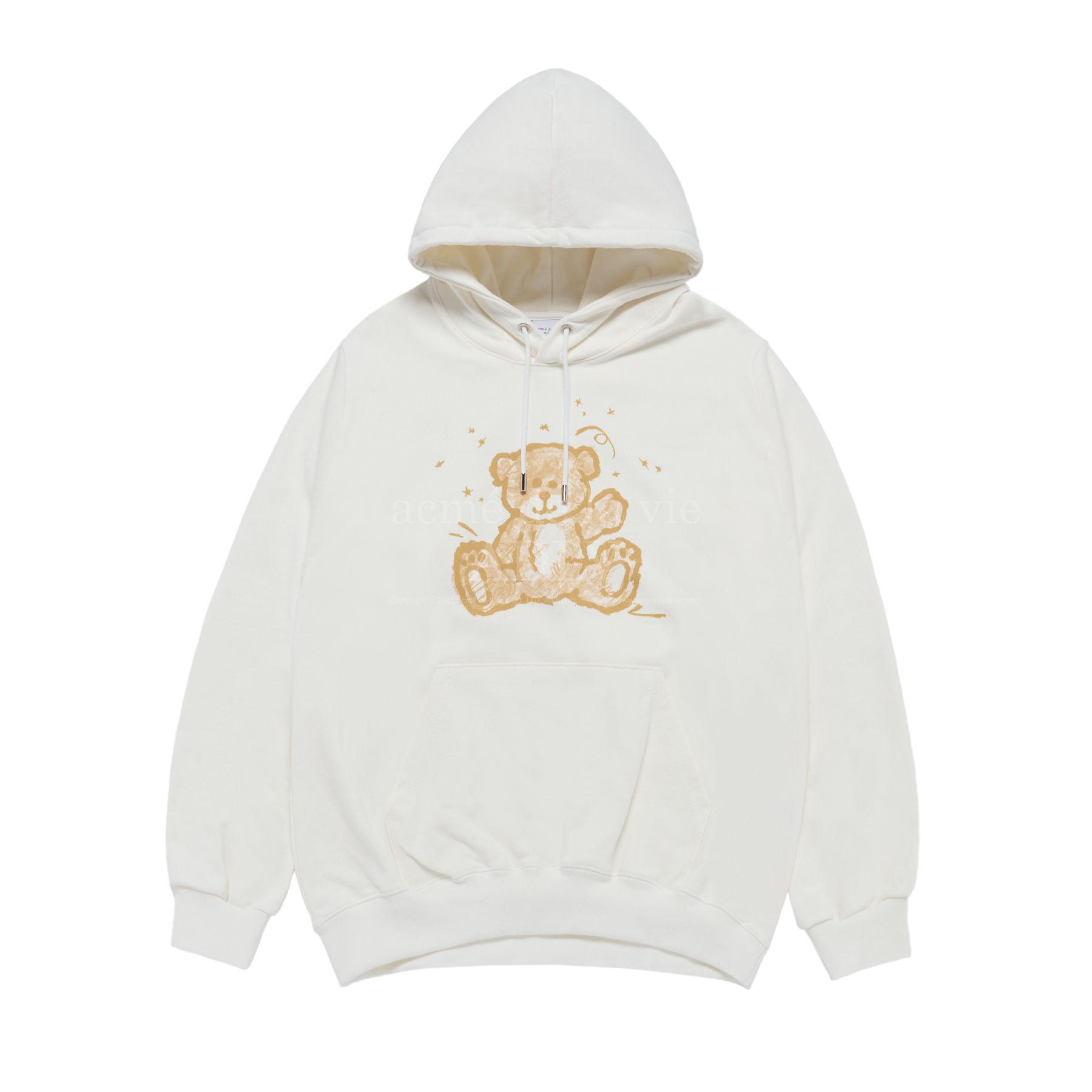 ADLV - Áo Hoodie Hand Sketch Bear Kem