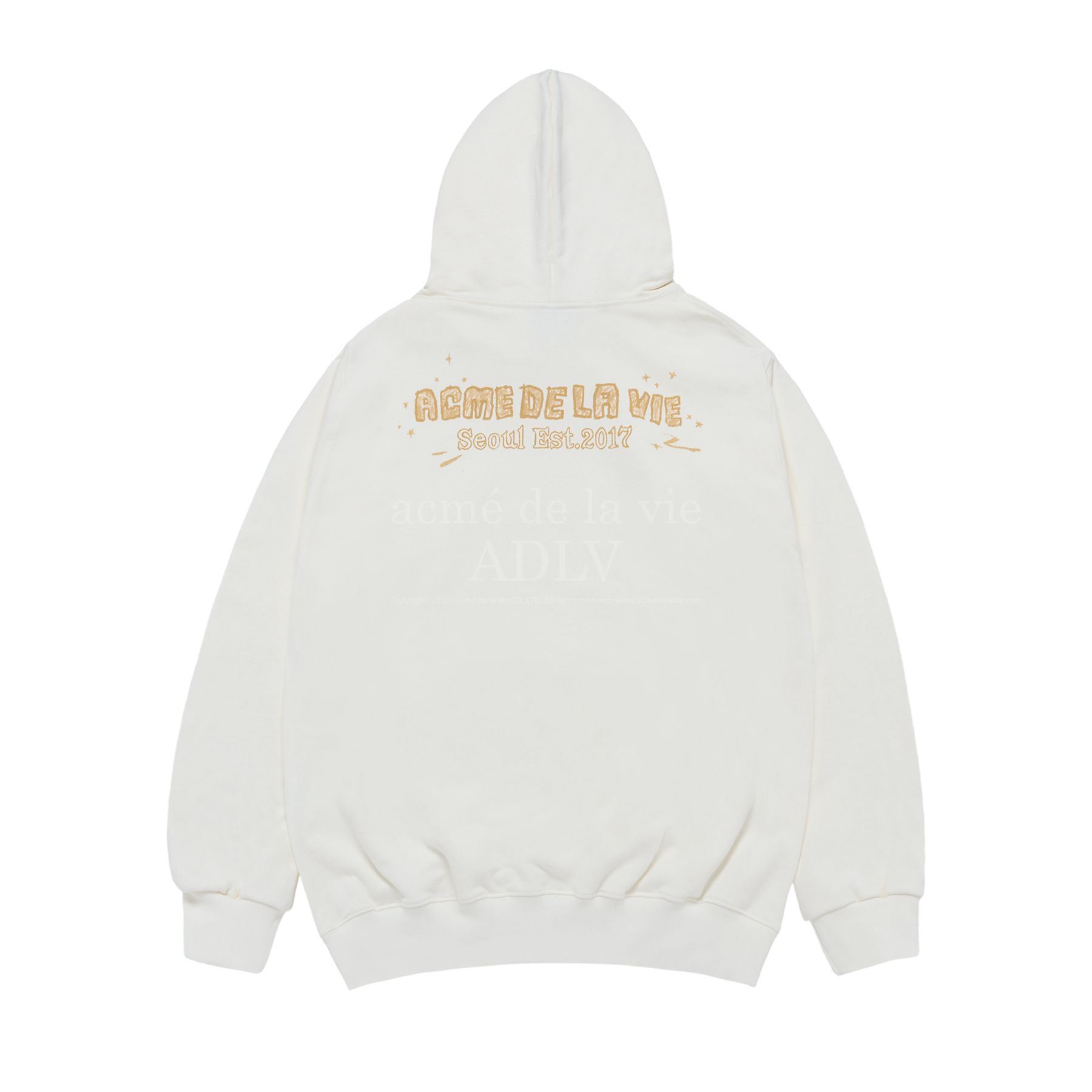 ADLV - Áo Hoodie Hand Sketch Bear Kem