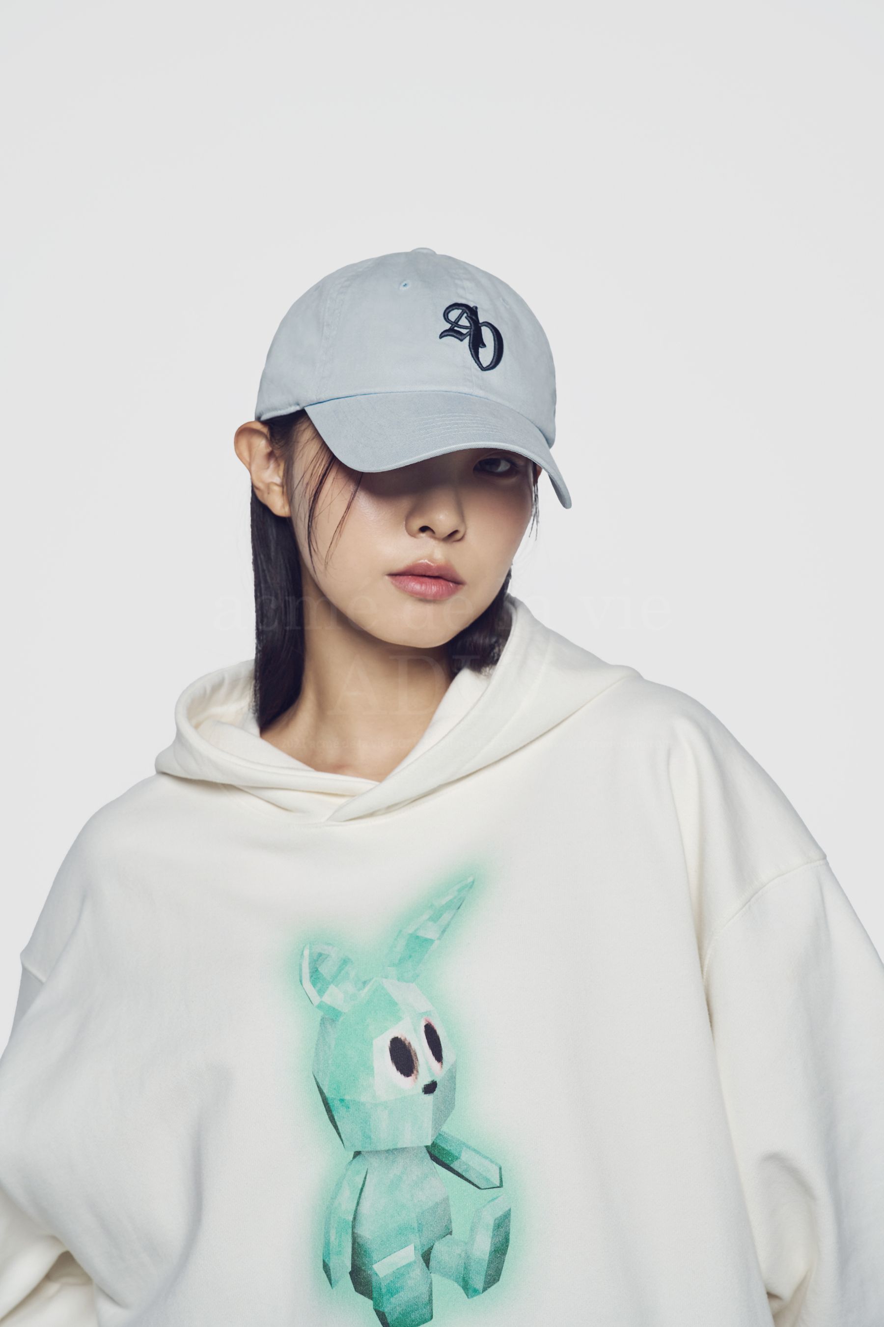 Áo Hoodie Retro Rabbit Đen